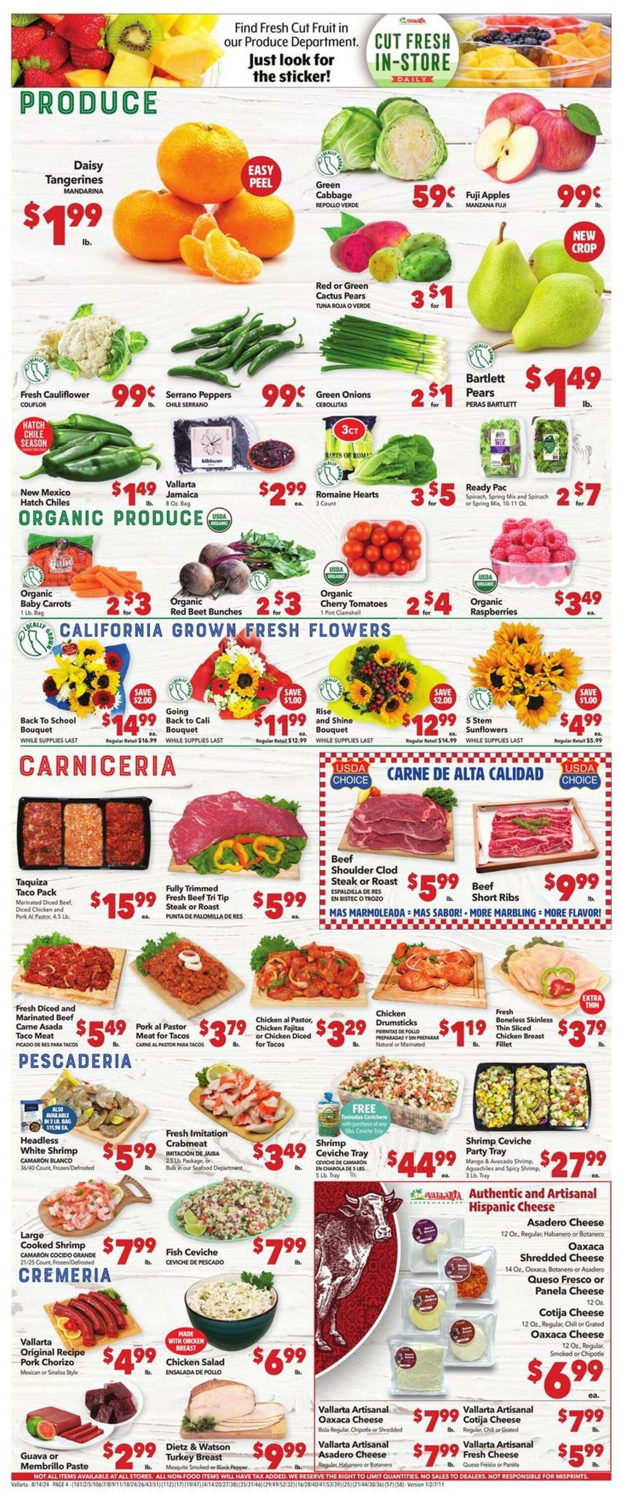 Weekly ad Vallarta 08/14/2024 - 08/20/2024