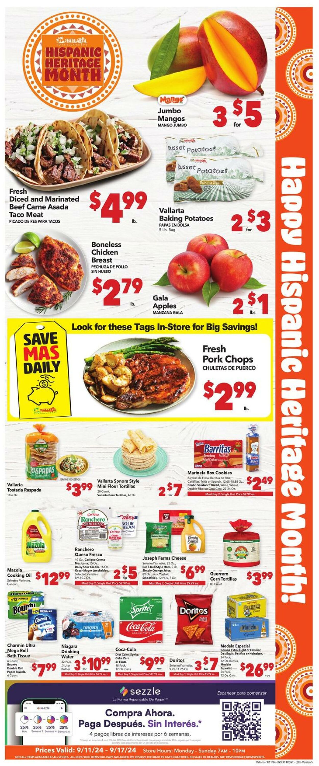 Weekly ad Vallarta 09/11/2024 - 09/17/2024