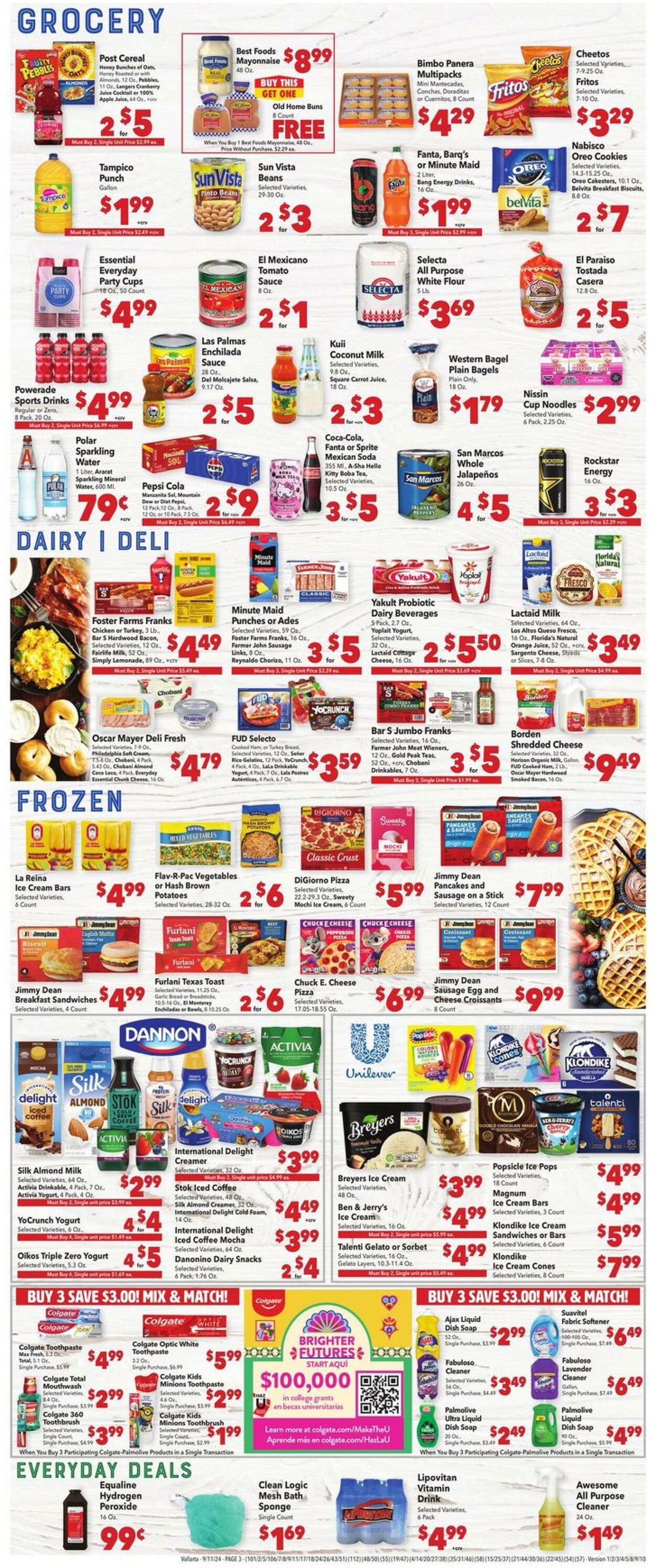 Weekly ad Vallarta 09/11/2024 - 09/17/2024