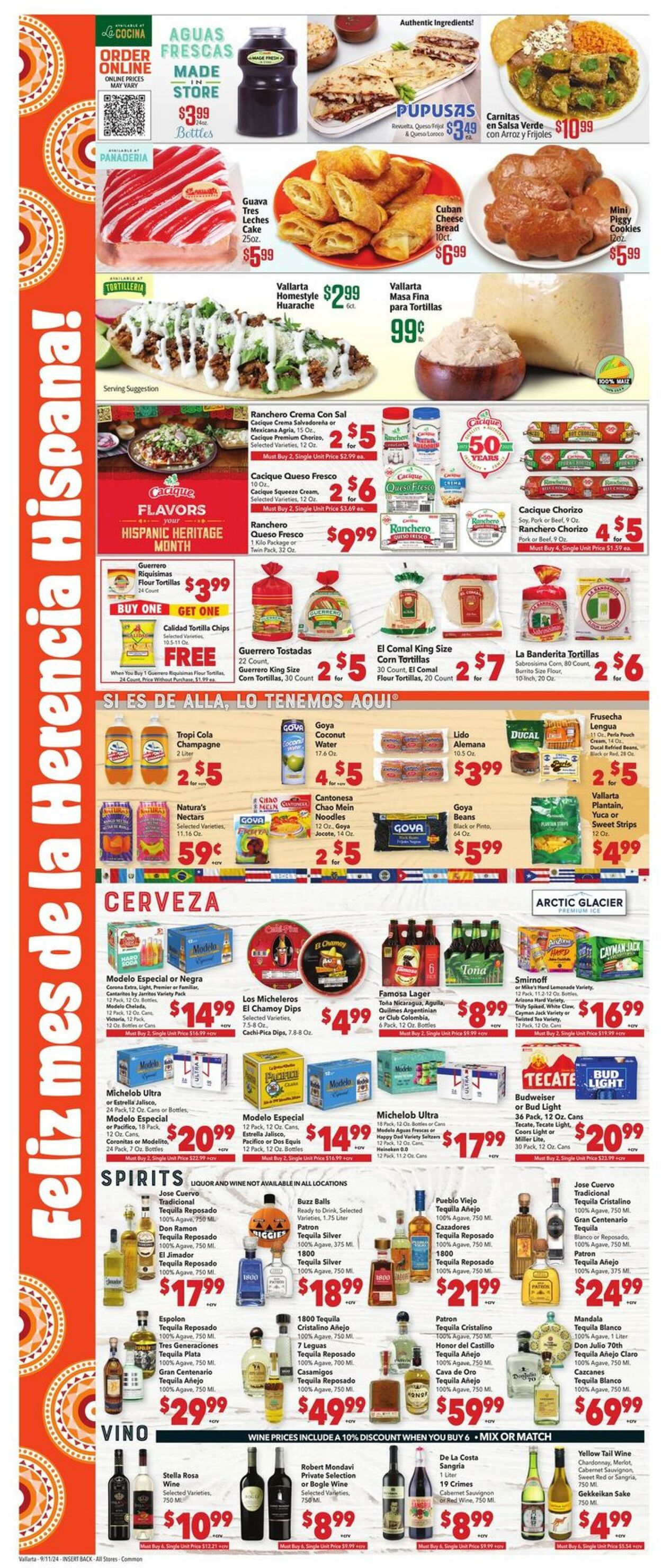 Weekly ad Vallarta 09/11/2024 - 09/17/2024