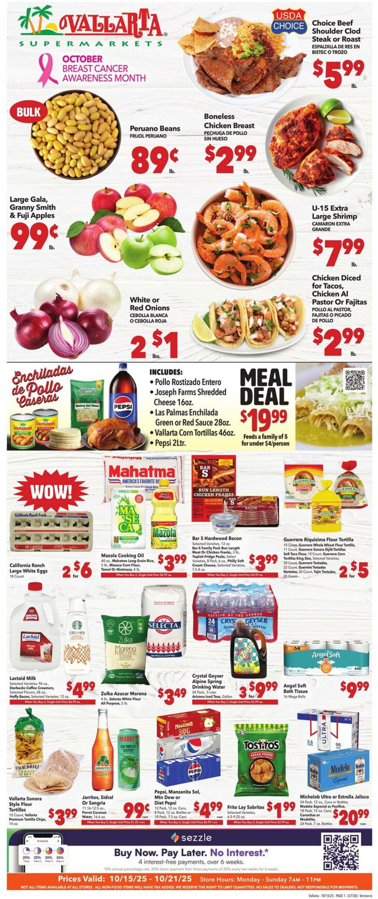 Weekly ad Vallarta 10/15/2025 - 10/22/2025