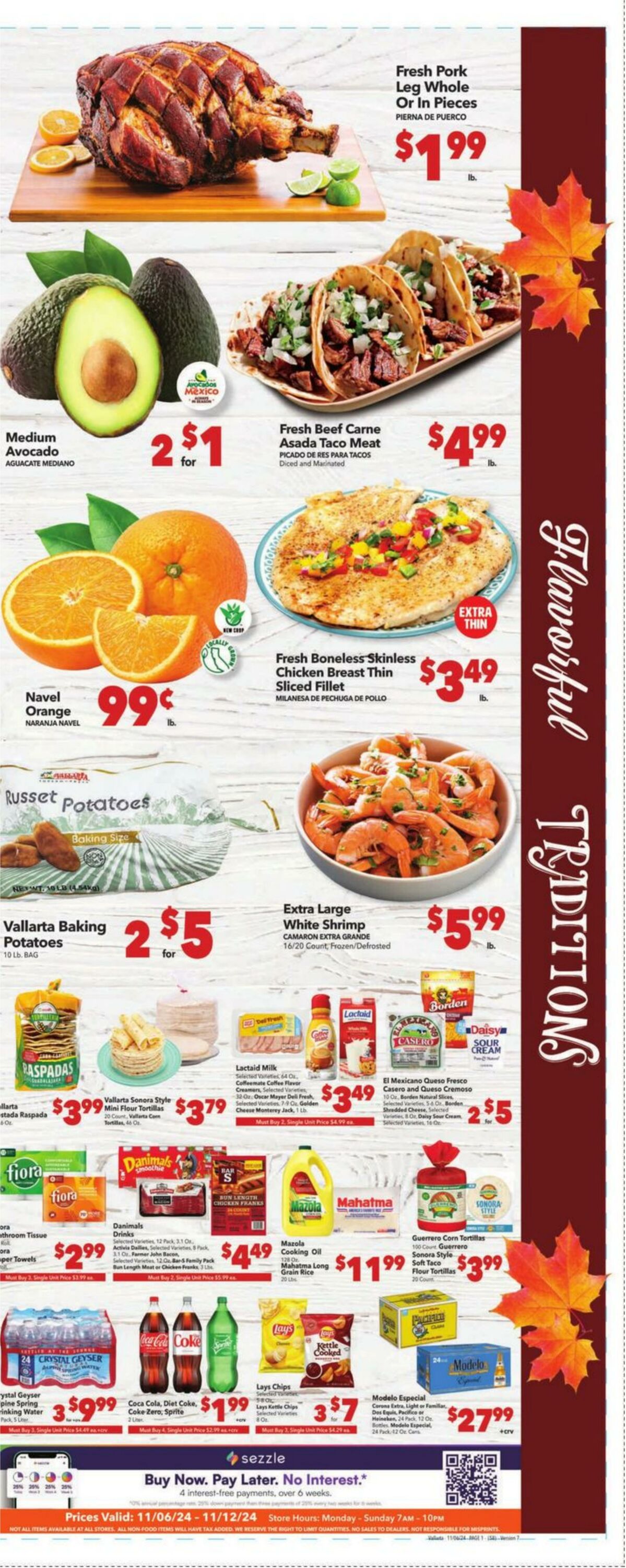 Weekly ad Vallarta 11/07/2024 - 11/12/2024