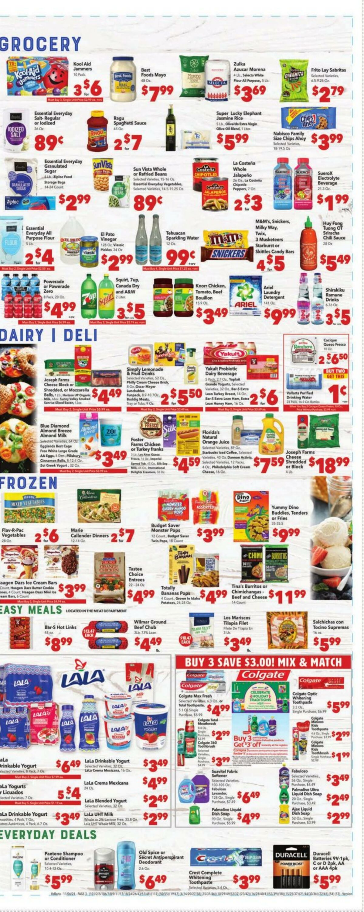 Weekly ad Vallarta 11/07/2024 - 11/12/2024