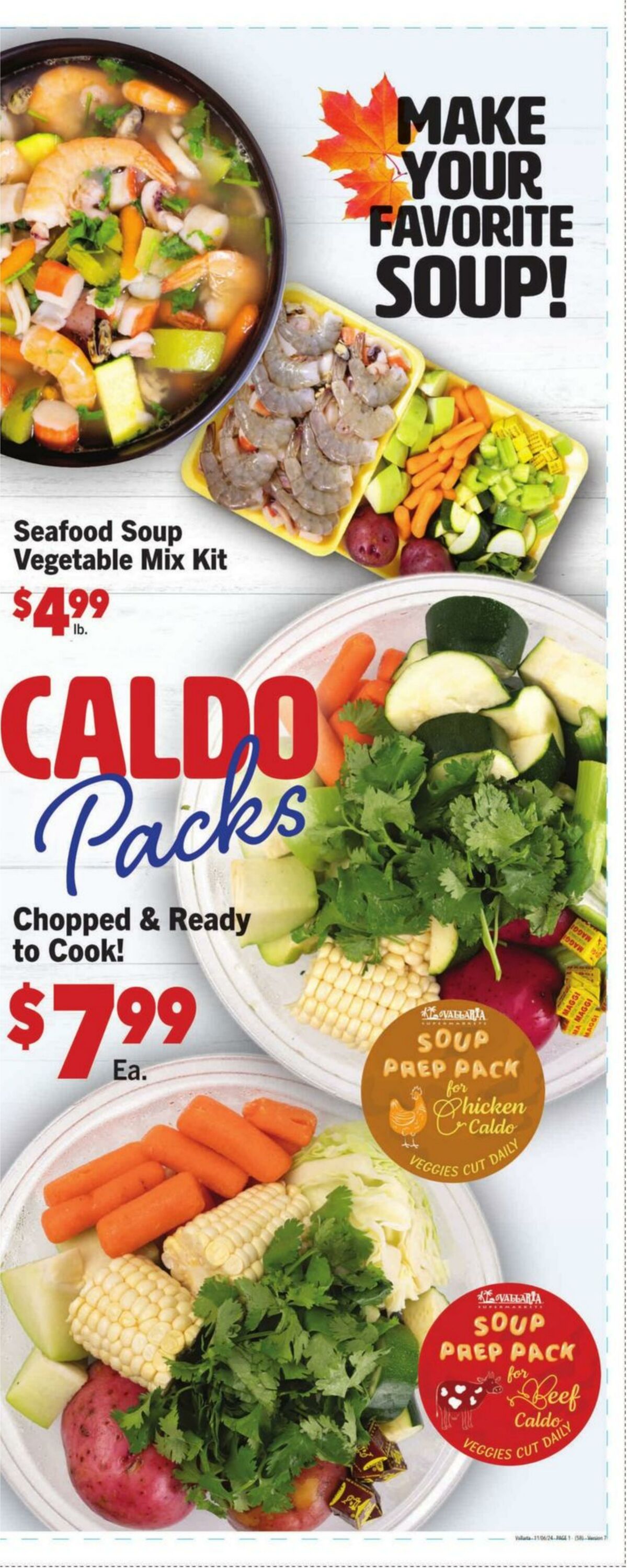 Weekly ad Vallarta 11/07/2024 - 11/12/2024