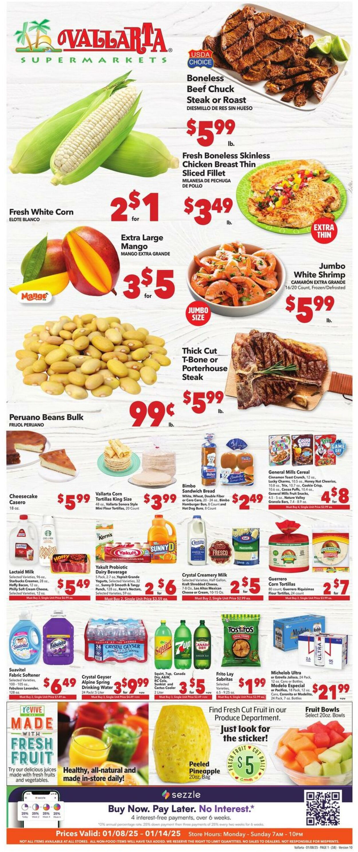 Weekly ad Vallarta 01/08/2025 - 01/14/2025