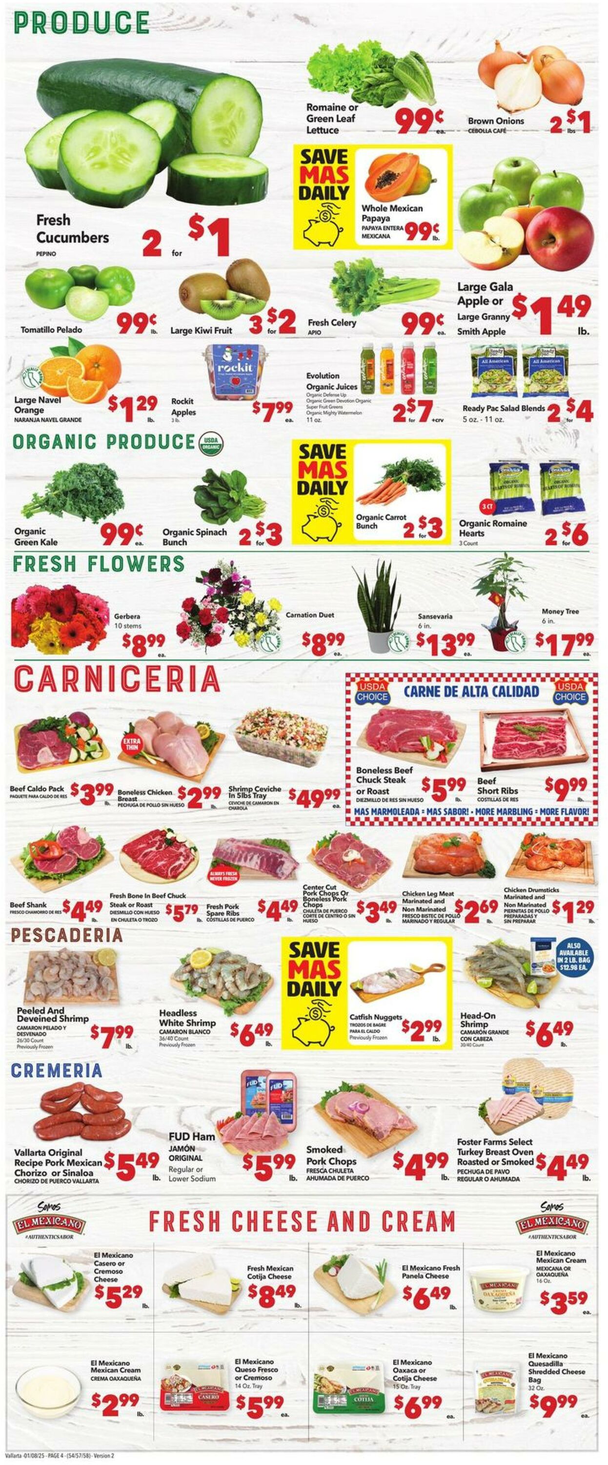 Weekly ad Vallarta 01/08/2025 - 01/14/2025