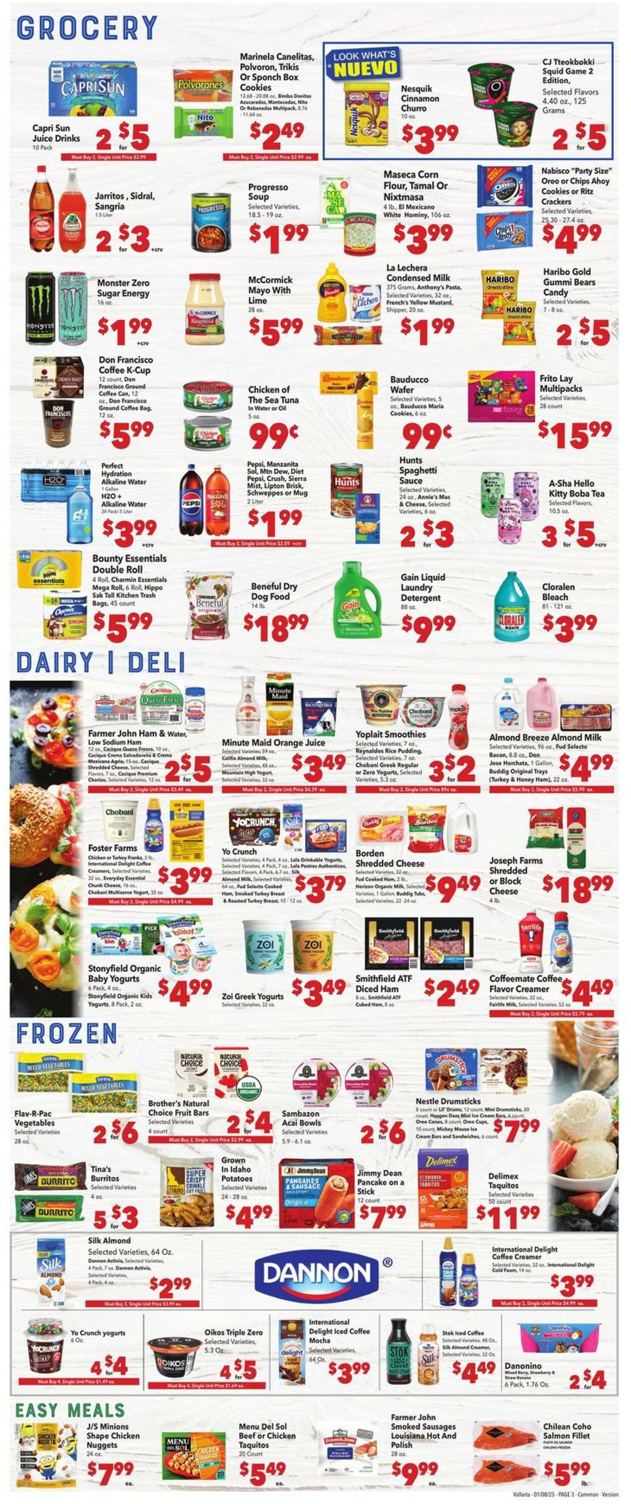 Weekly ad Vallarta 01/08/2025 - 01/14/2025