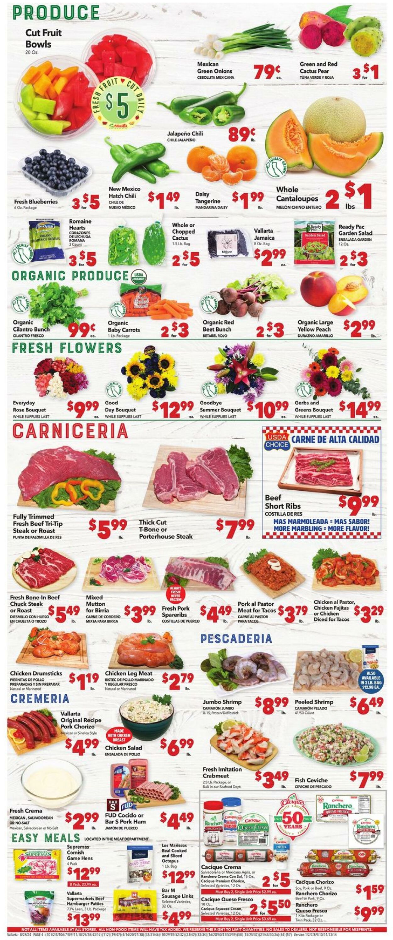 Weekly ad Vallarta 08/28/2024 - 09/03/2024