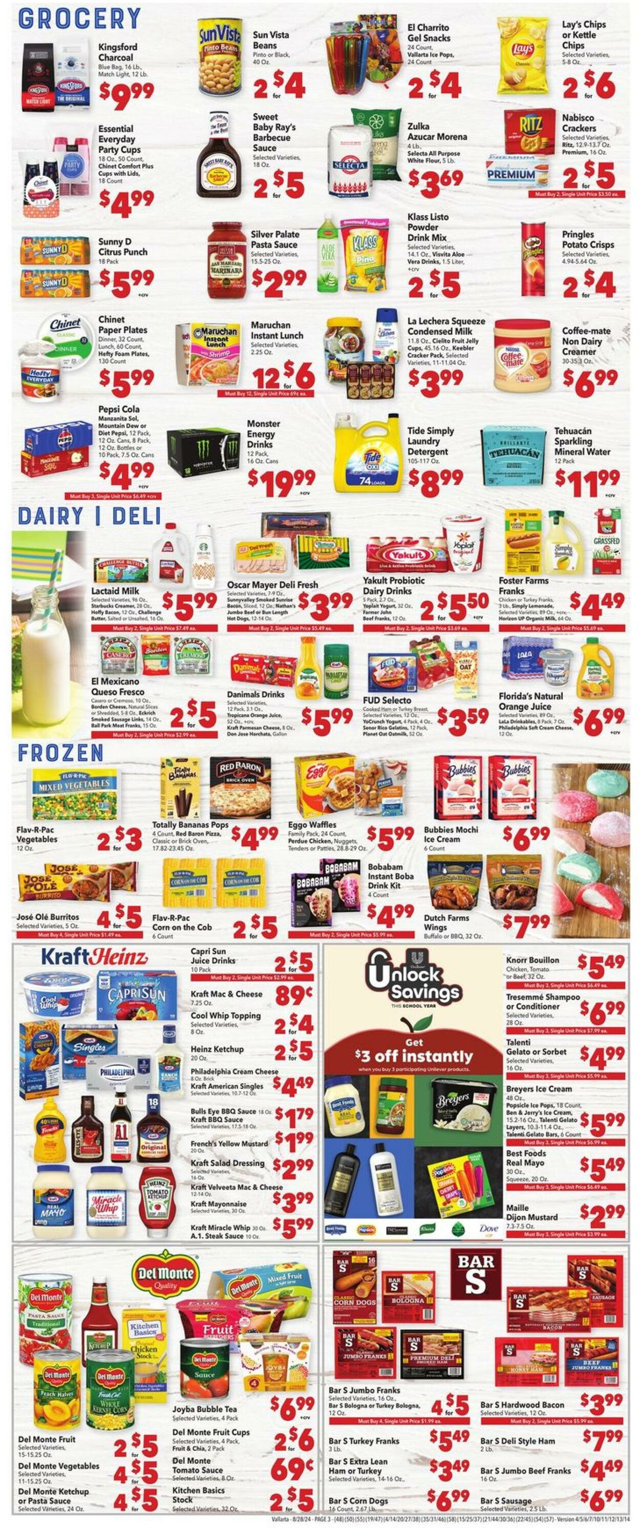 Weekly ad Vallarta 08/28/2024 - 09/03/2024