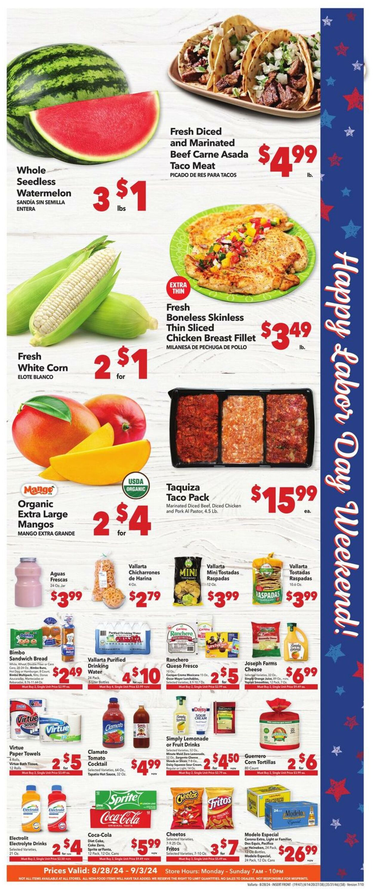 Weekly ad Vallarta 08/28/2024 - 09/03/2024