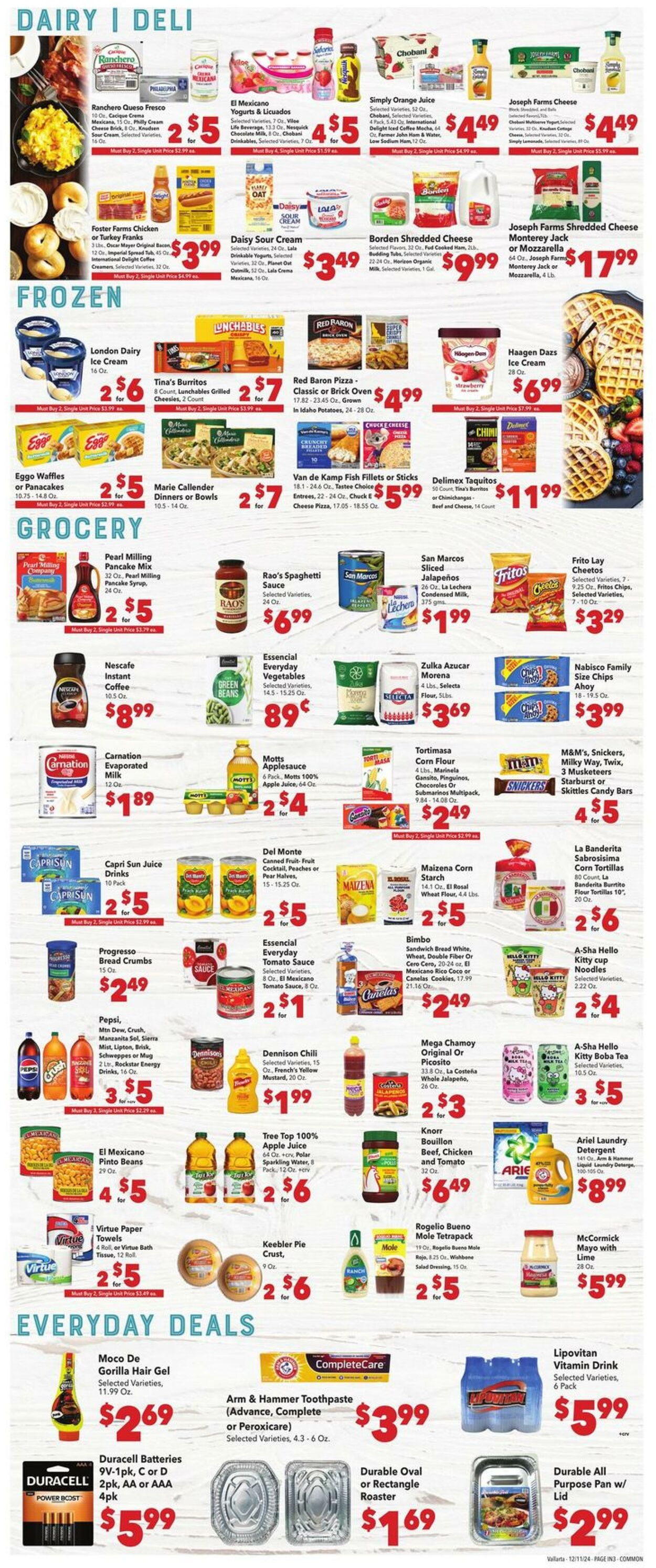 Weekly ad Vallarta 12/11/2024 - 12/17/2024