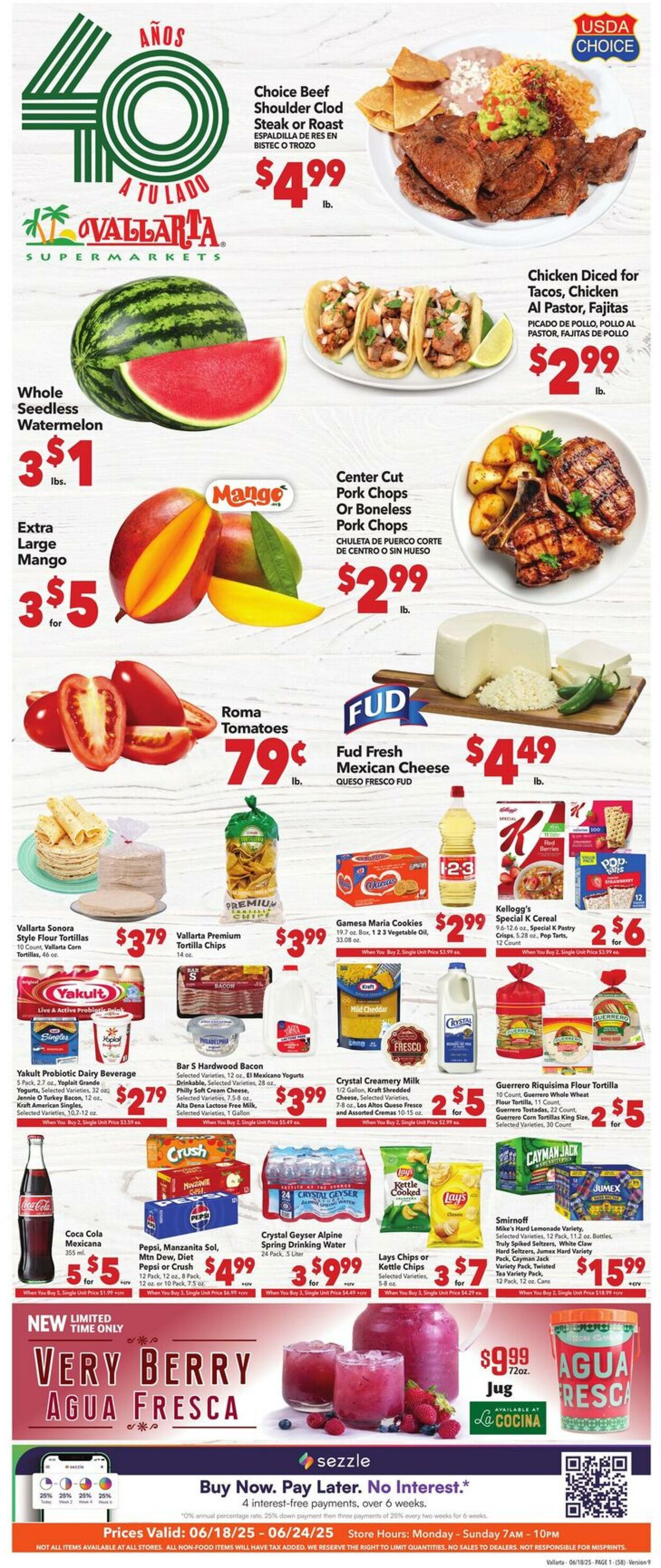 Weekly ad Vallarta 06/18/2025 - 06/24/2025