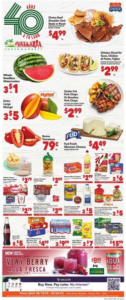Weekly ad Vallarta 06/18/2025 - 06/24/2025