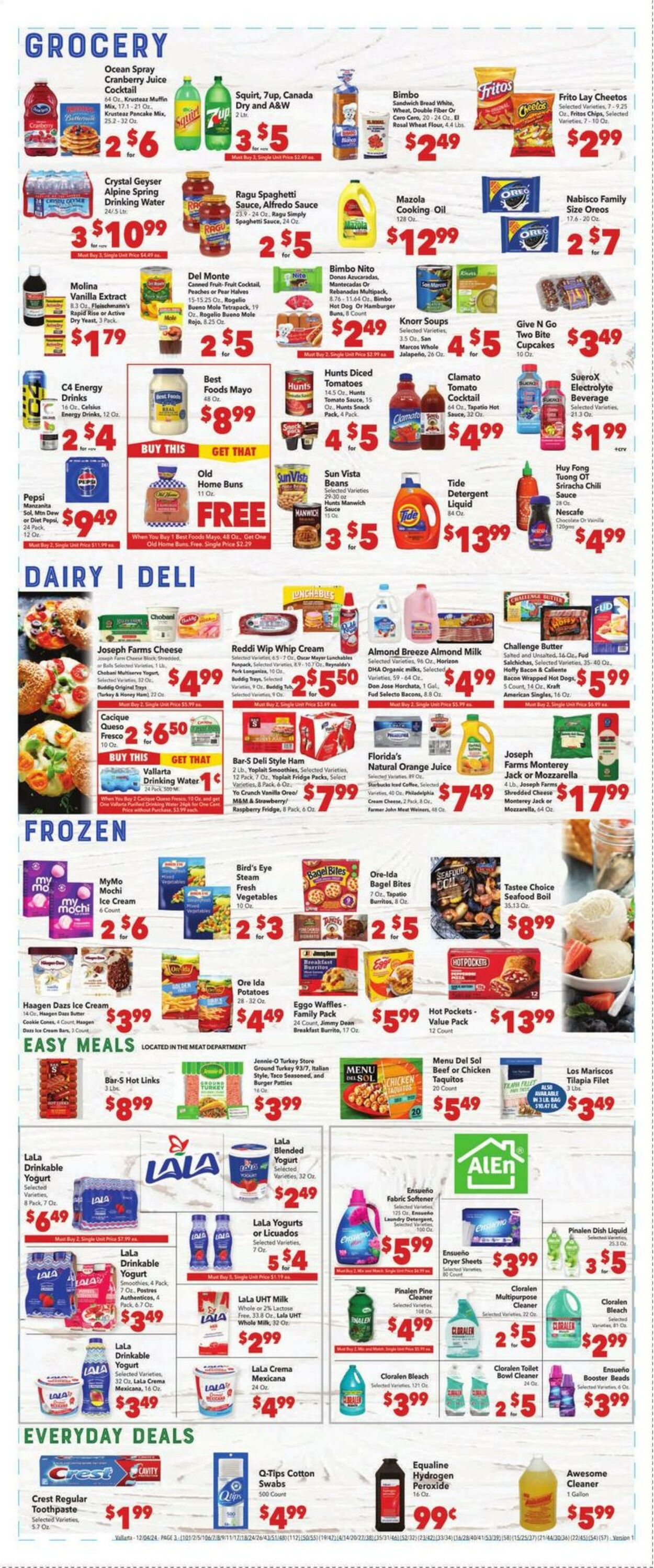 Weekly ad Vallarta 12/04/2024 - 12/10/2024