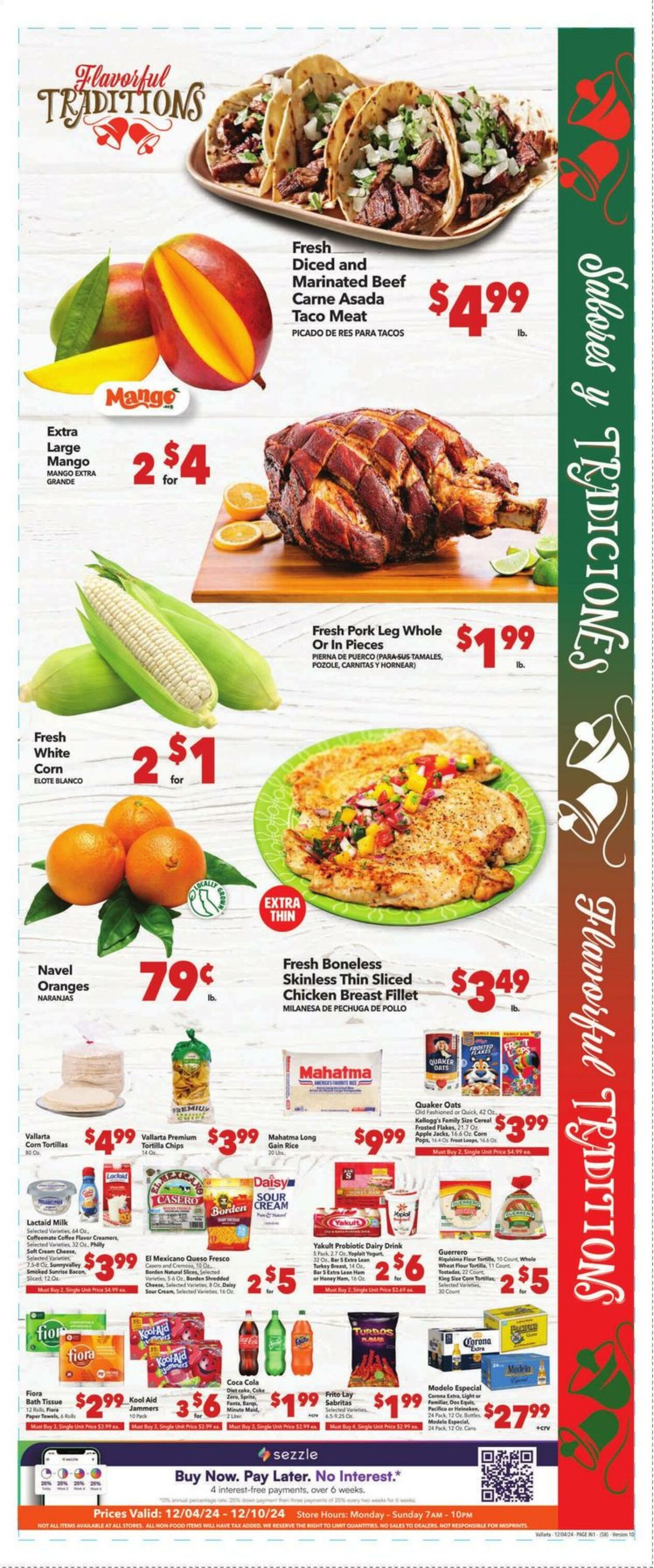 Weekly ad Vallarta 12/04/2024 - 12/10/2024