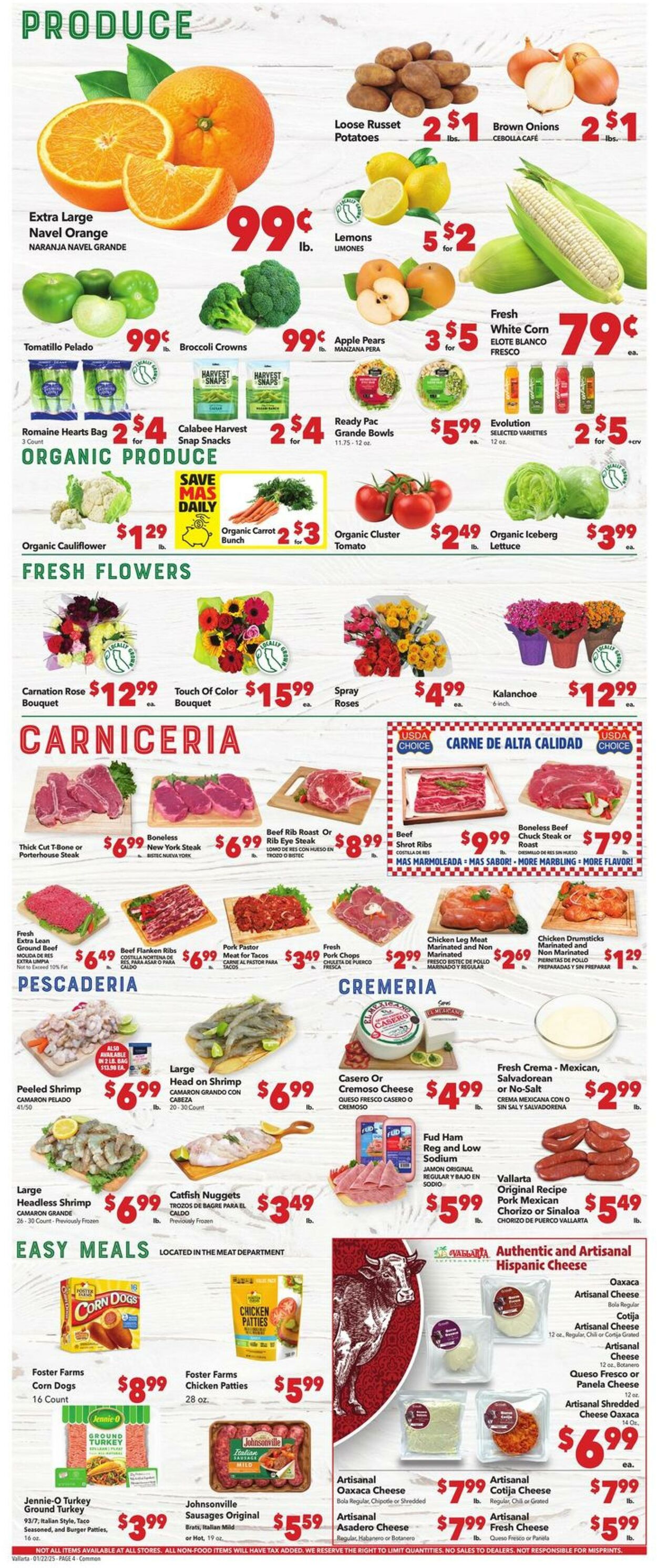 Weekly ad Vallarta 01/22/2025 - 01/28/2025