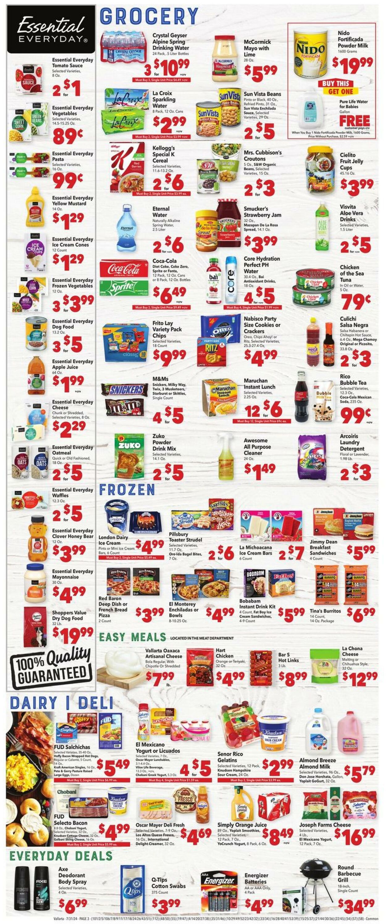 Weekly ad Vallarta 07/31/2024 - 08/06/2024