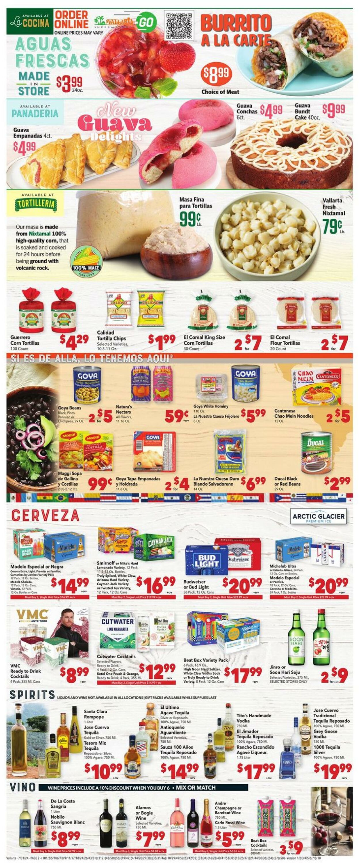 Weekly ad Vallarta 07/31/2024 - 08/06/2024