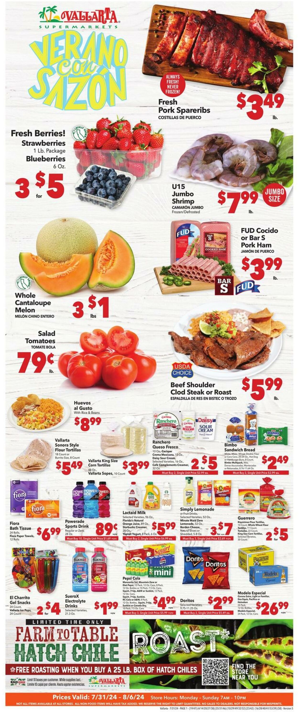 Weekly ad Vallarta 07/31/2024 - 08/06/2024