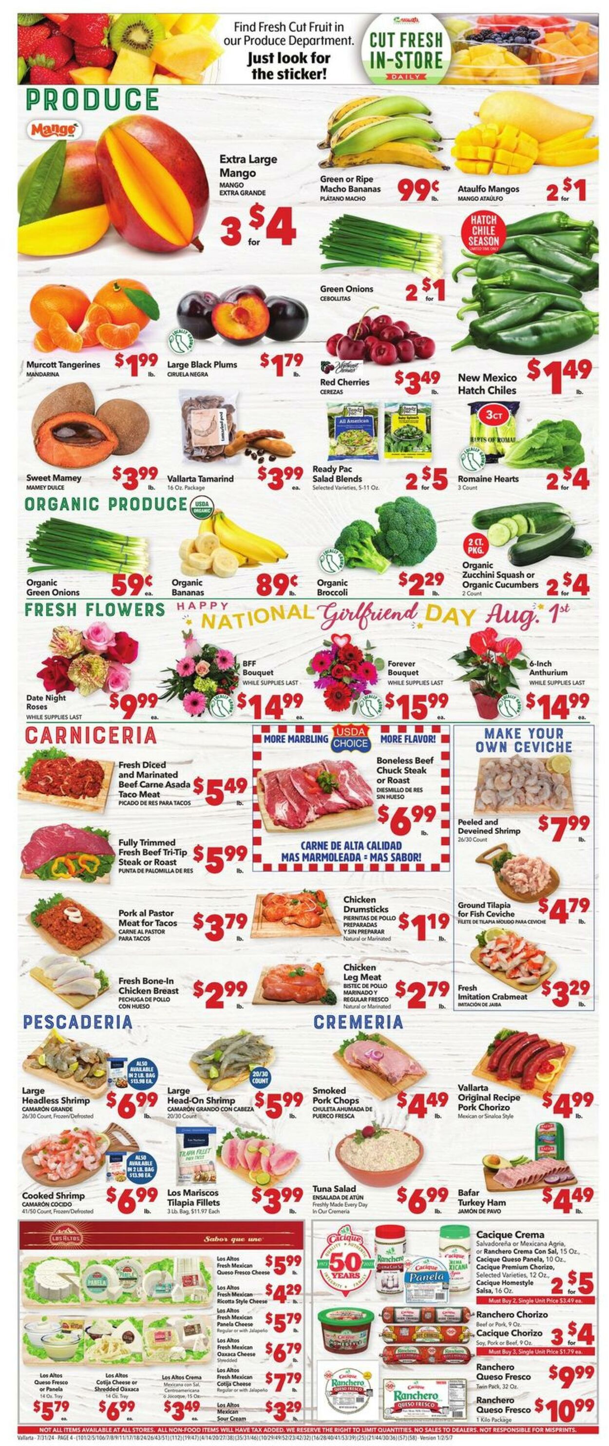 Weekly ad Vallarta 07/31/2024 - 08/06/2024