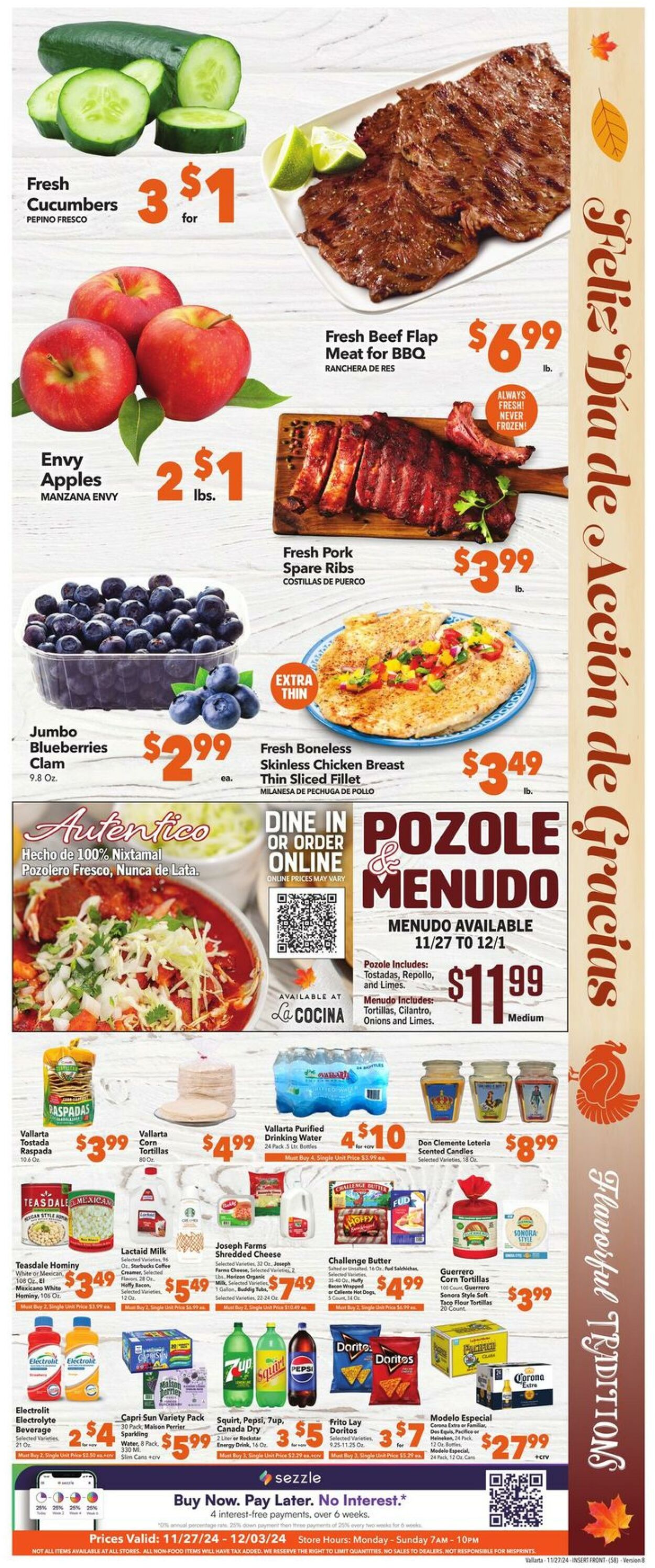 Weekly ad Vallarta 11/28/2024 - 12/03/2024