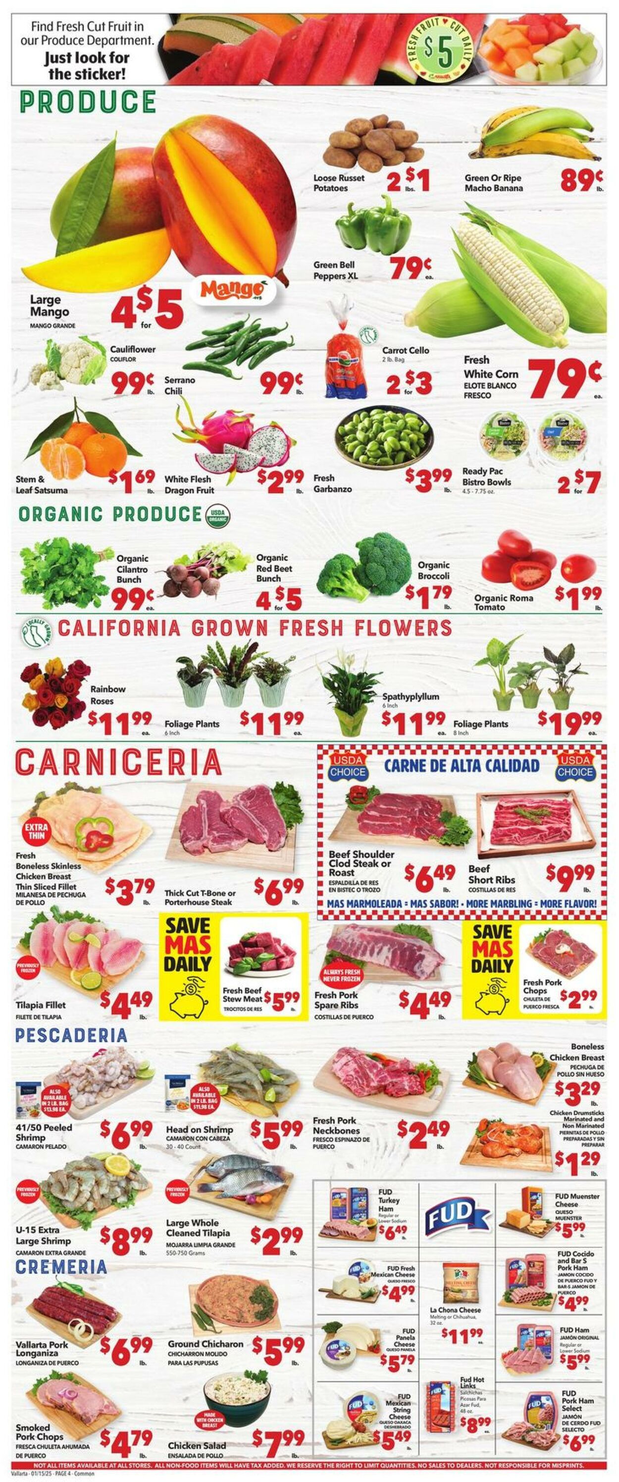 Weekly ad Vallarta 01/15/2025 - 01/21/2025