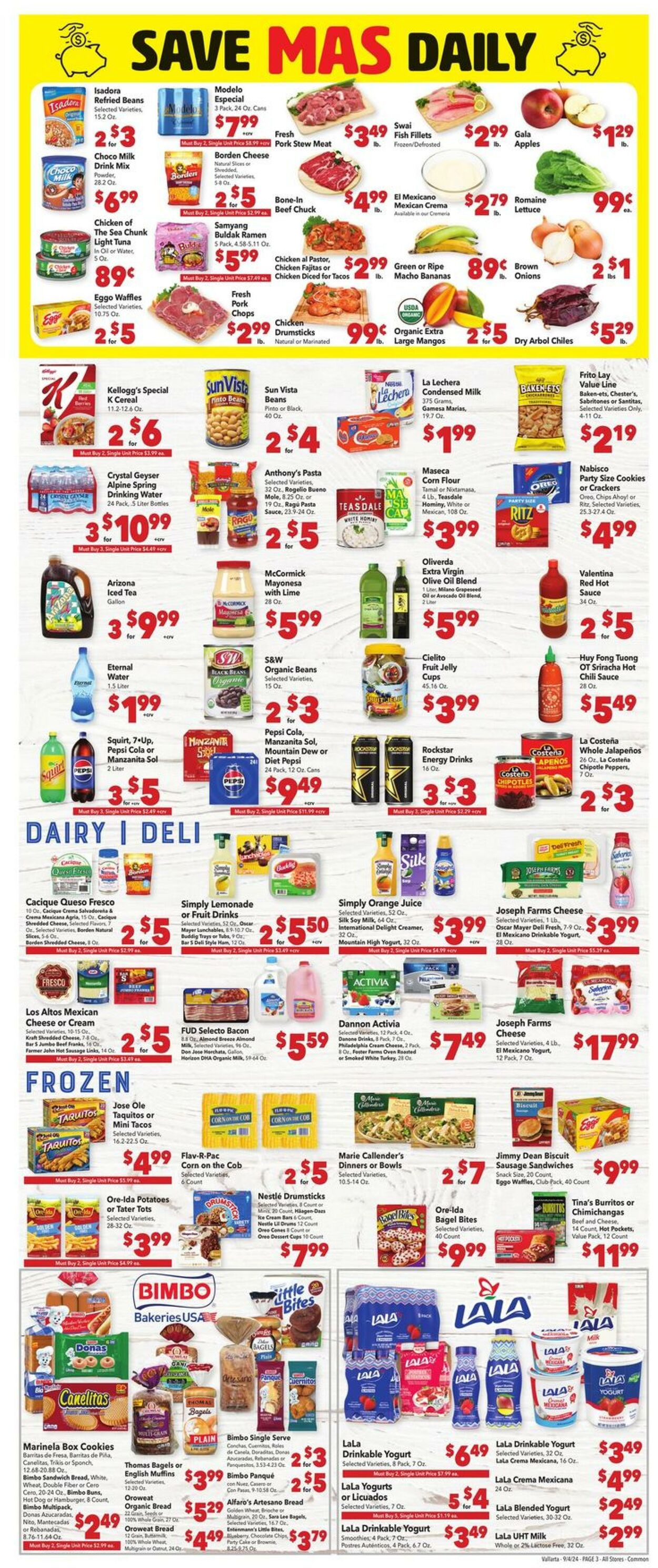 Weekly ad Vallarta 09/04/2024 - 09/10/2024