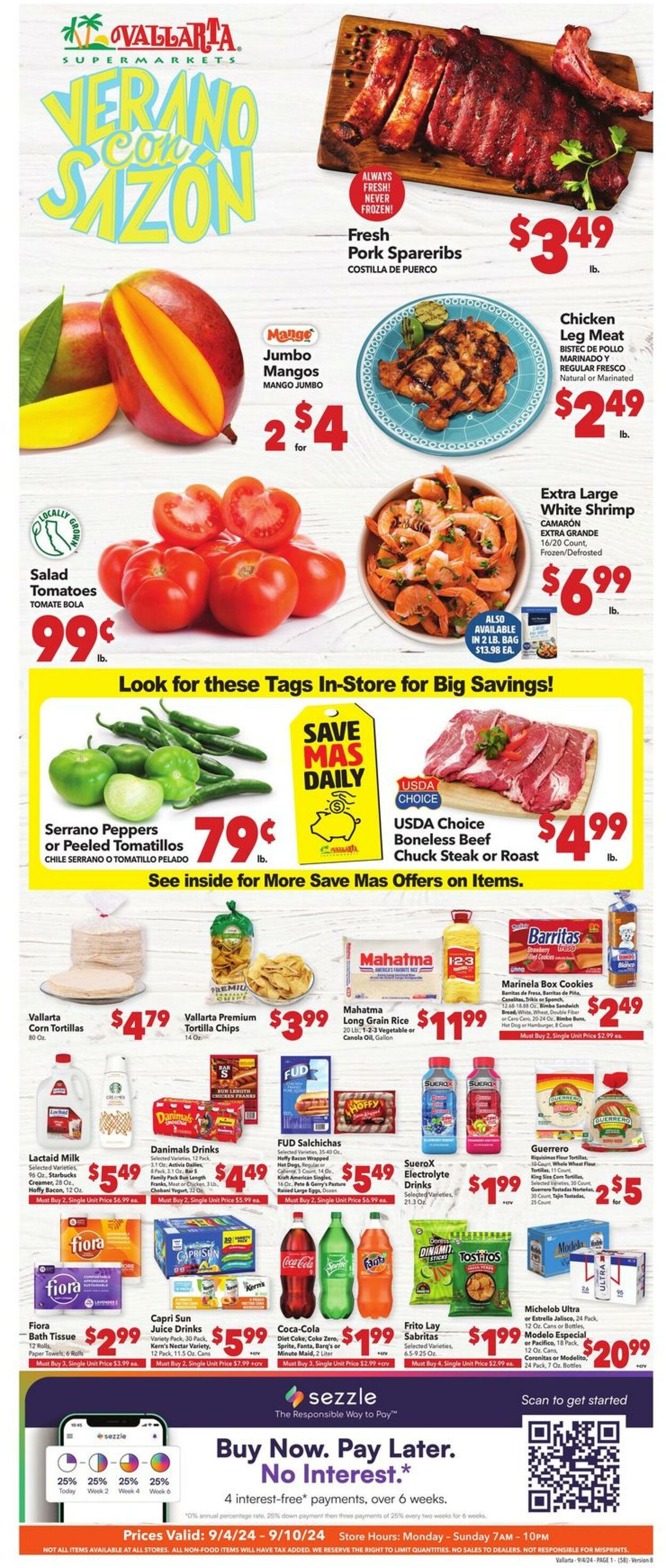 Weekly ad Vallarta 09/04/2024 - 09/10/2024