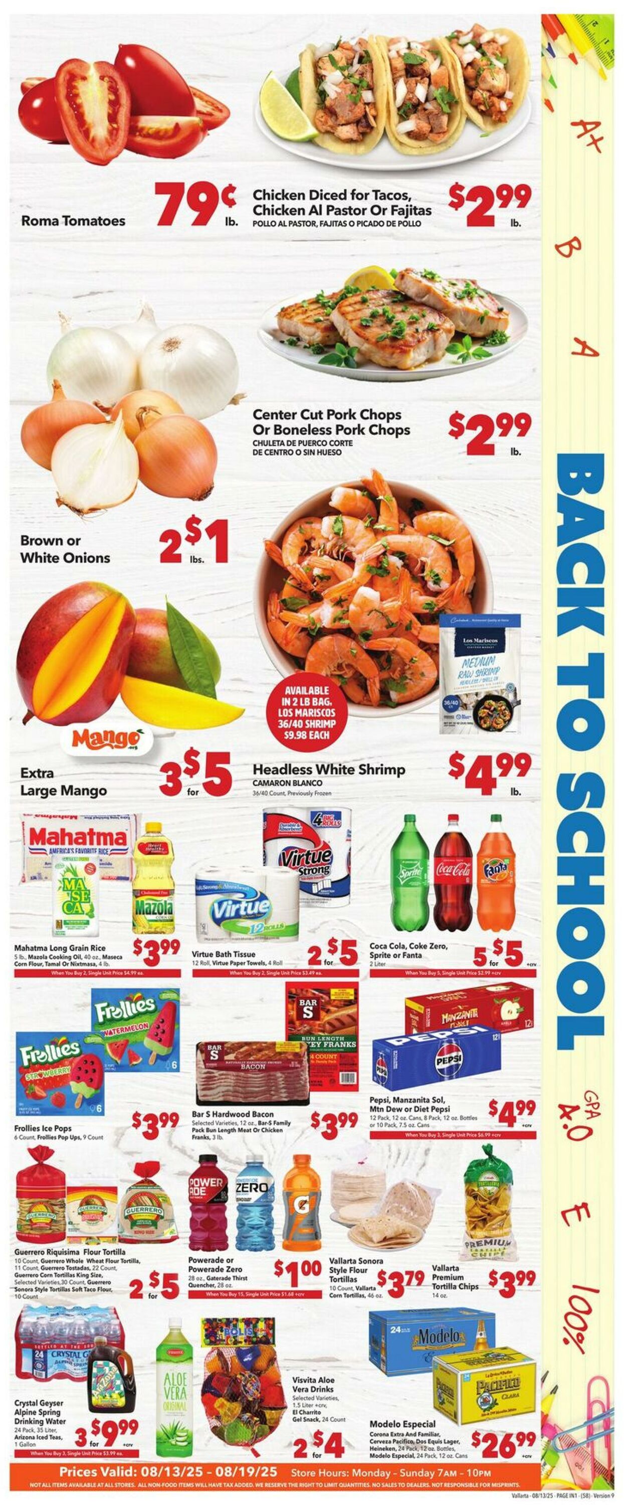 Weekly ad Vallarta 08/13/2025 - 08/19/2025