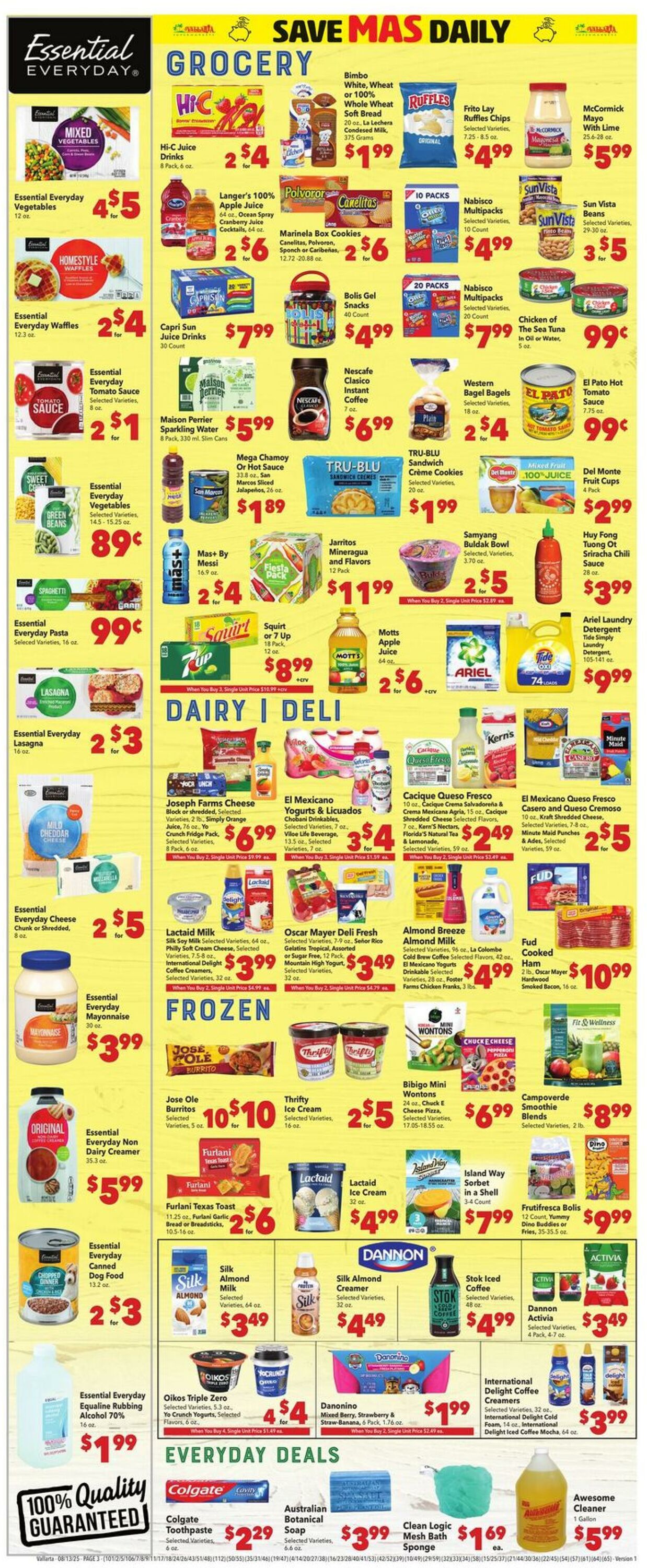 Weekly ad Vallarta 08/13/2025 - 08/19/2025