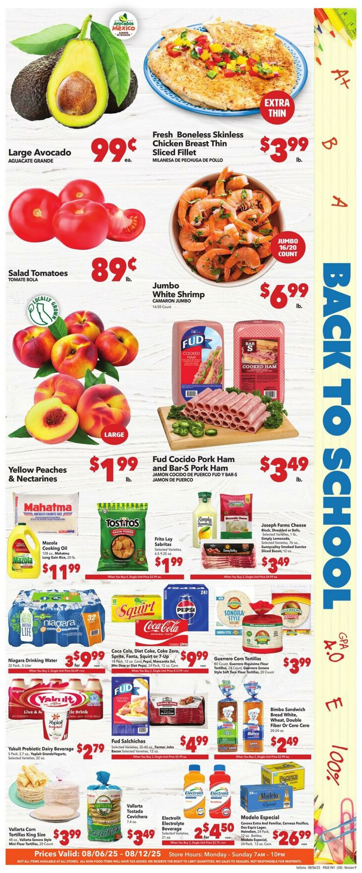 Weekly ad Vallarta 08/06/2025 - 08/12/2025