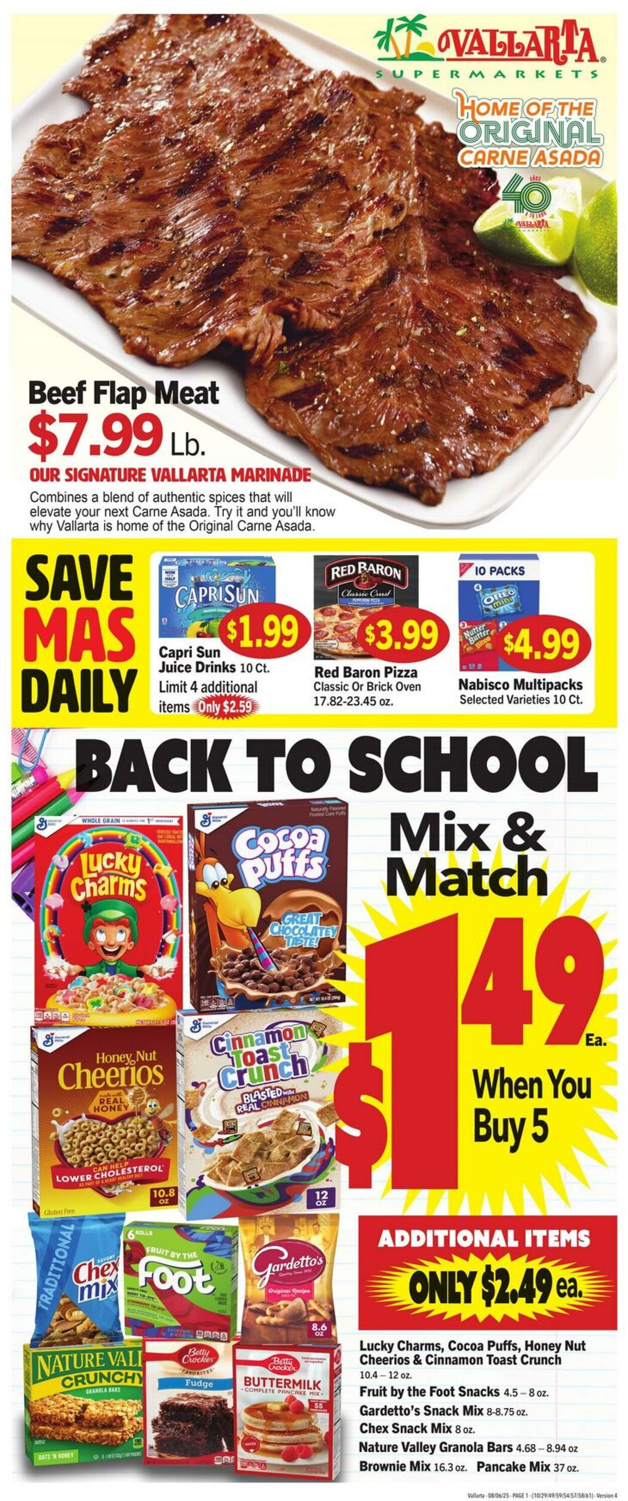 Weekly ad Vallarta 08/06/2025 - 08/12/2025