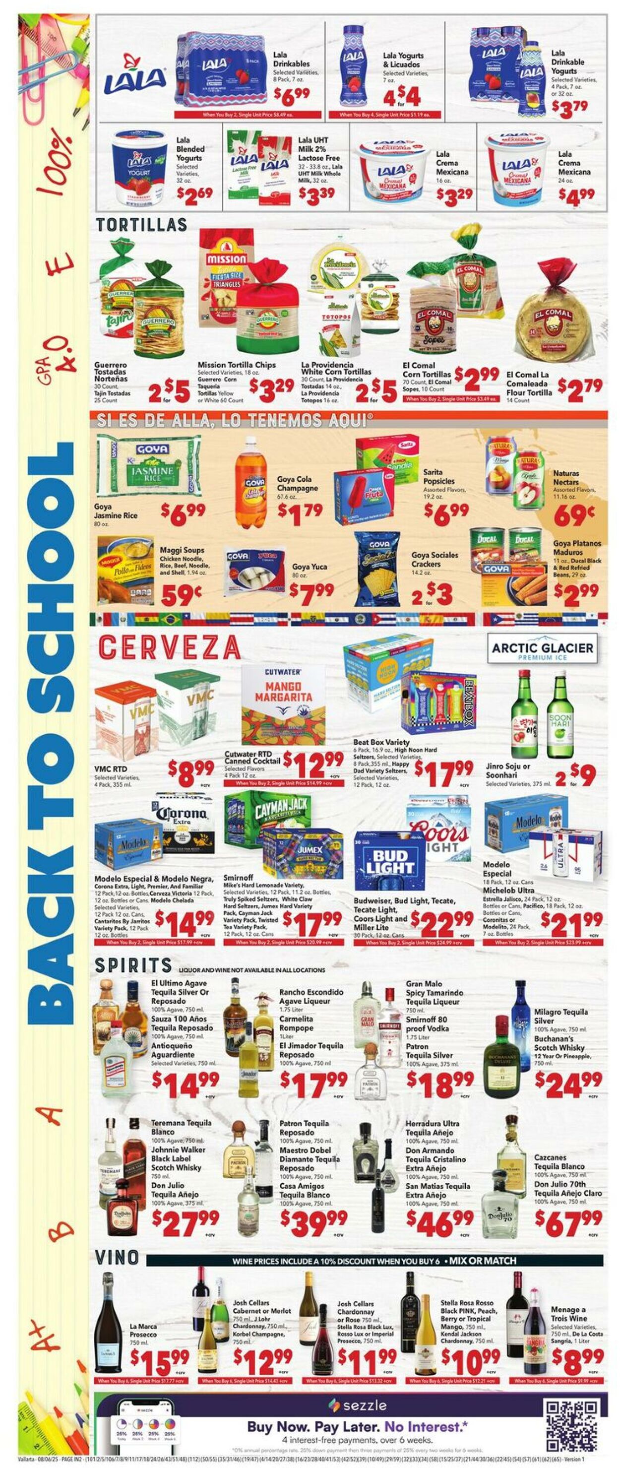 Weekly ad Vallarta 08/06/2025 - 08/12/2025