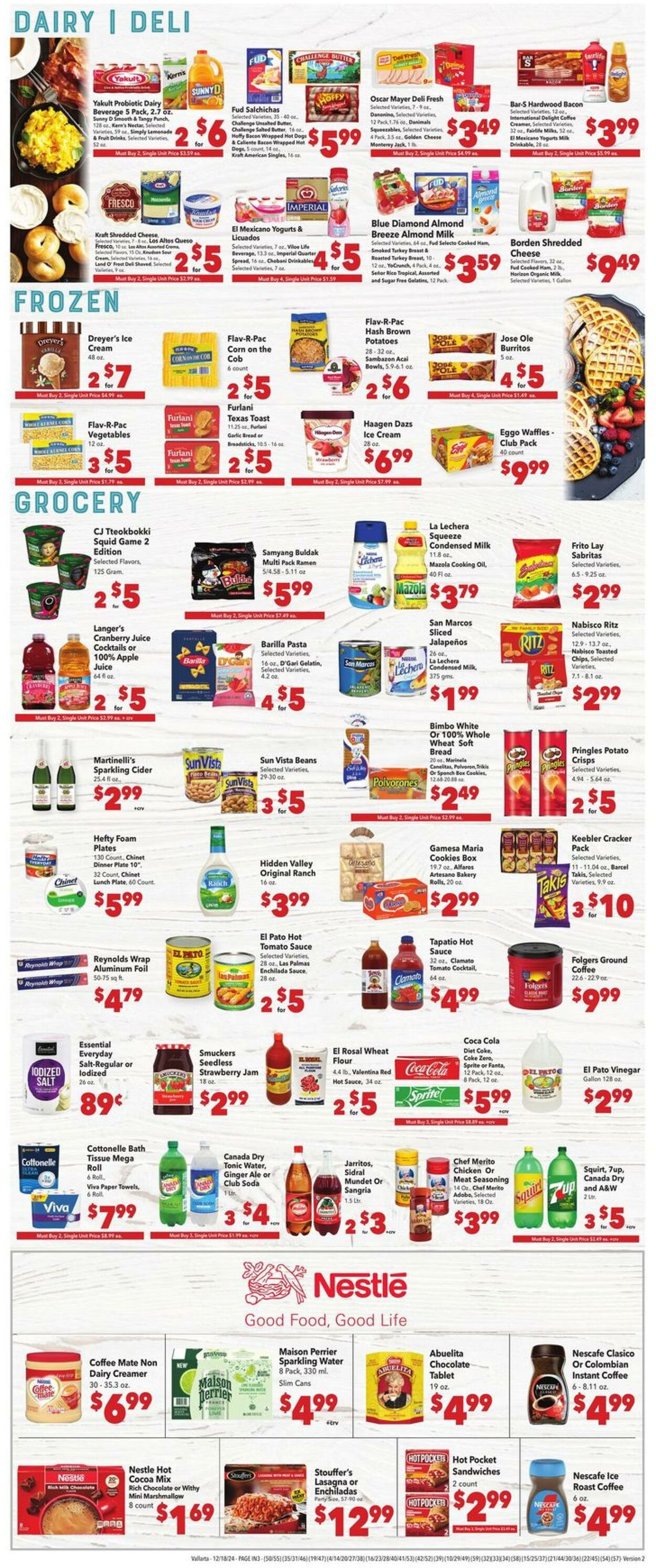 Weekly ad Vallarta 12/18/2024 - 12/25/2024