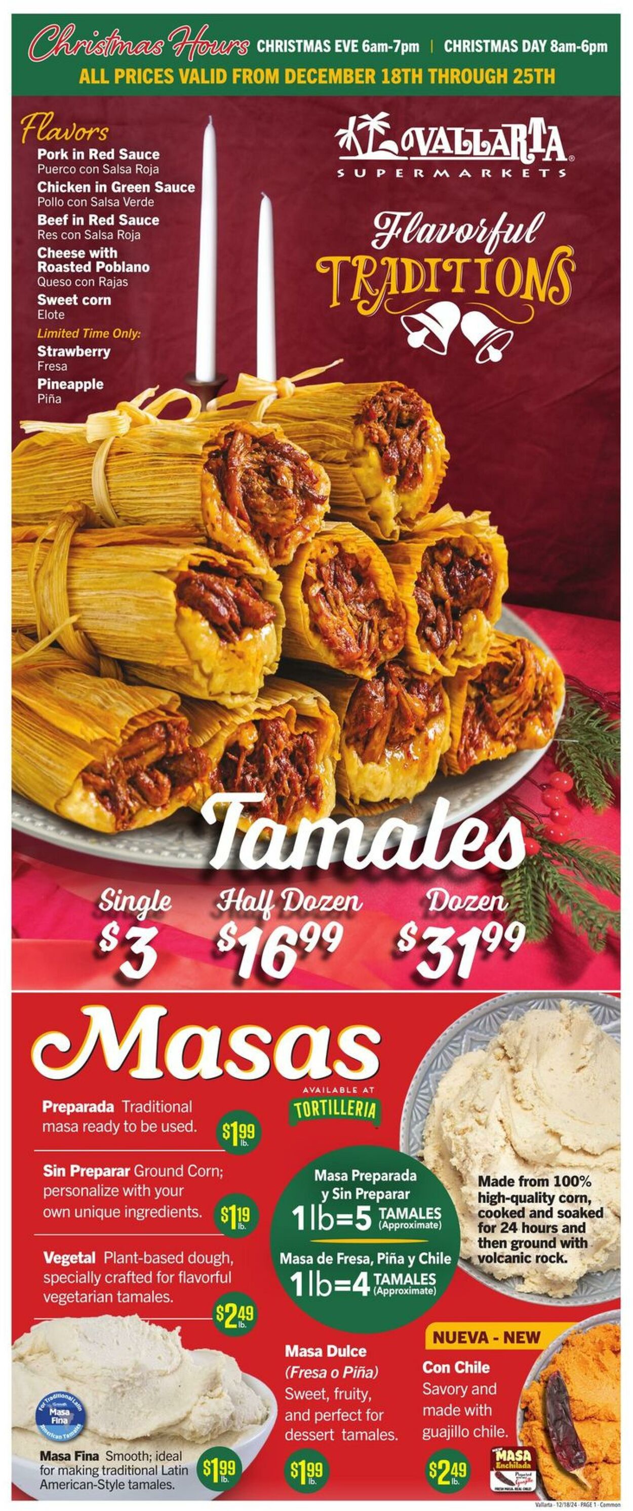 Weekly ad Vallarta 12/18/2024 - 12/25/2024