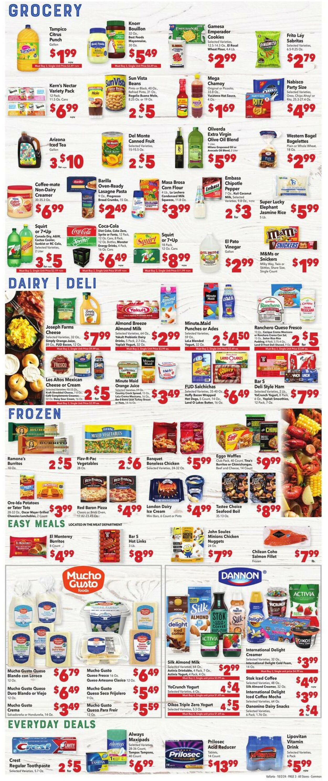 Weekly ad Vallarta 10/02/2024 - 10/08/2024