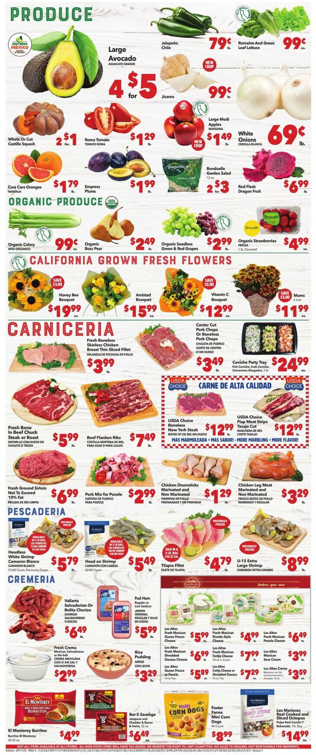 Weekly ad Vallarta 09/17/2025 - 09/23/2025