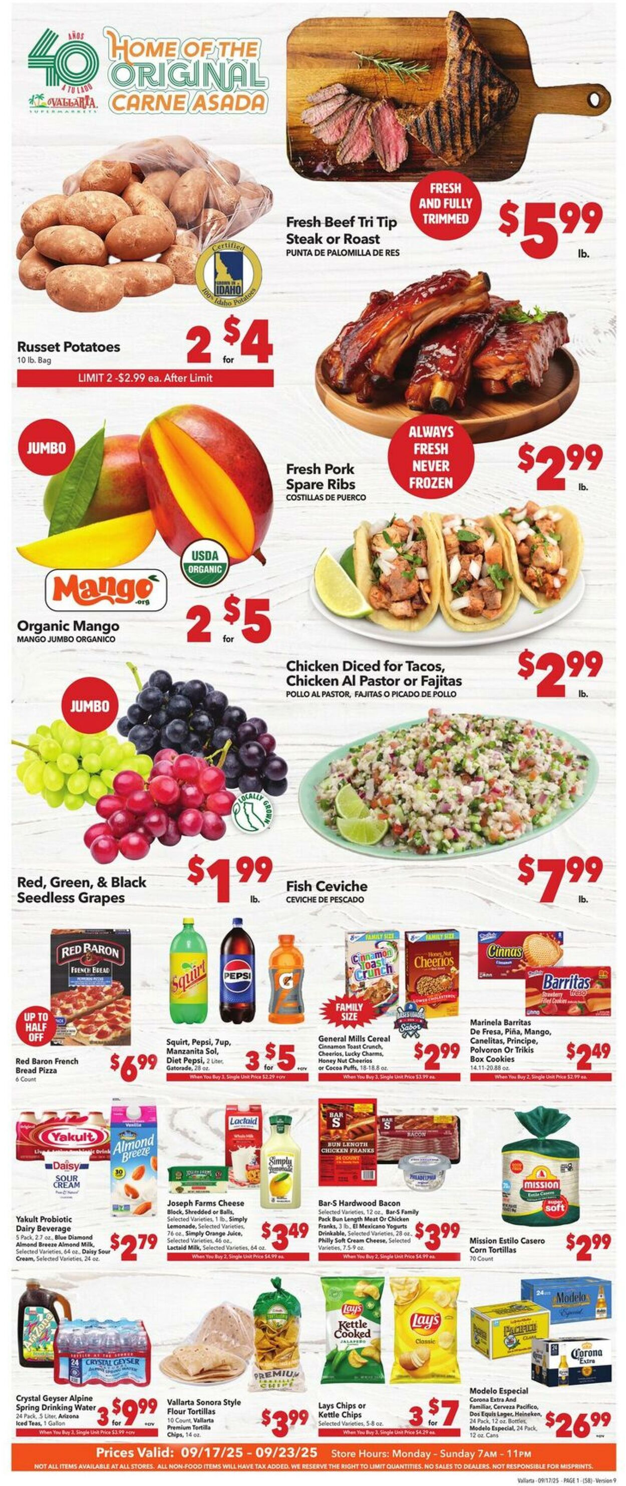 Weekly ad Vallarta 09/17/2025 - 09/23/2025