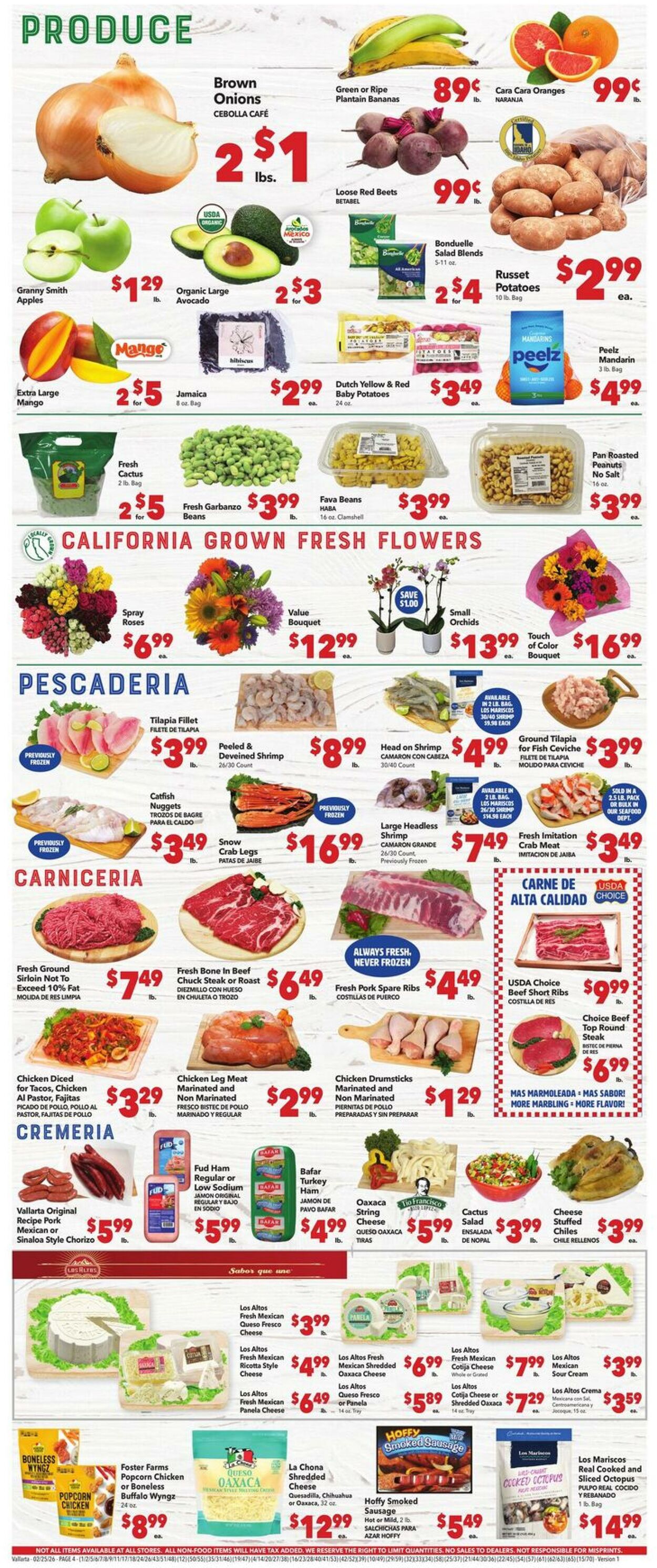 Weekly ad Vallarta 02/25/2026 - 03/03/2026