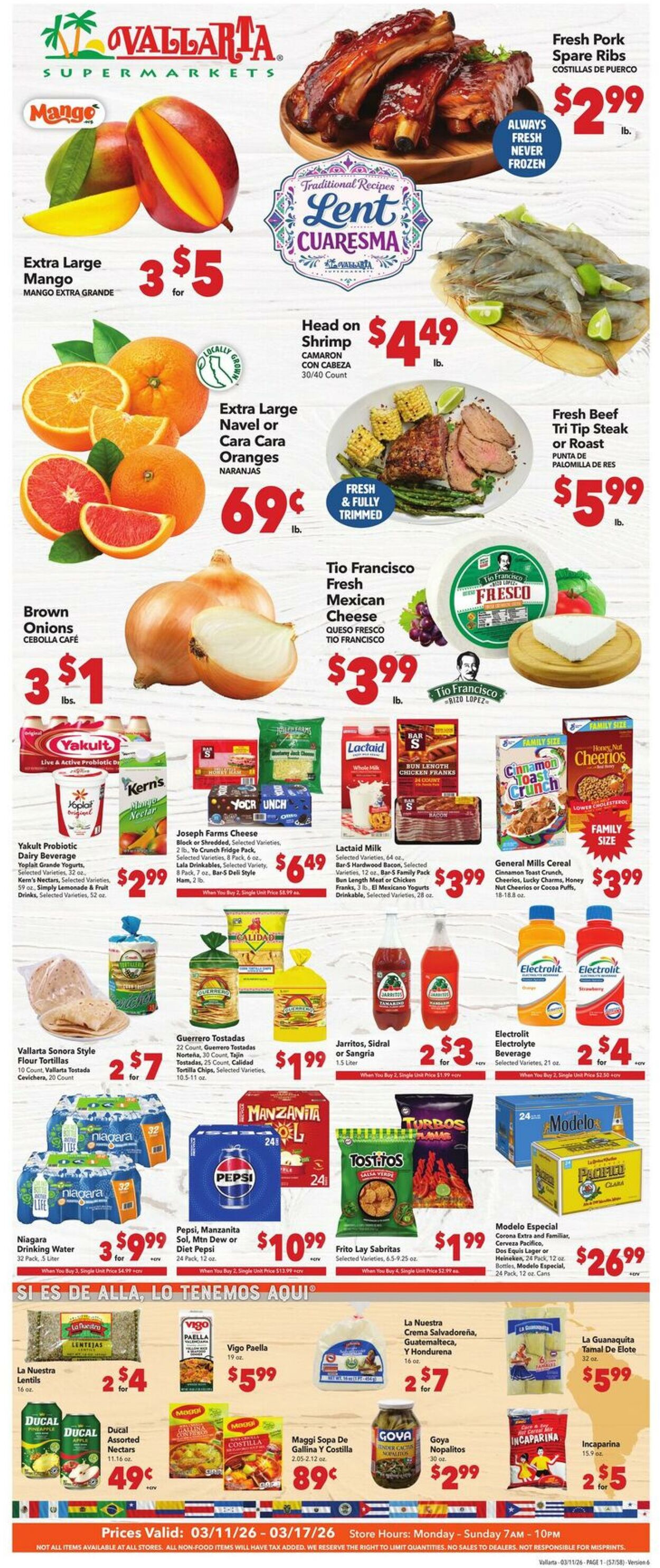 Weekly ad Vallarta 03/11/2026 - 03/17/2026