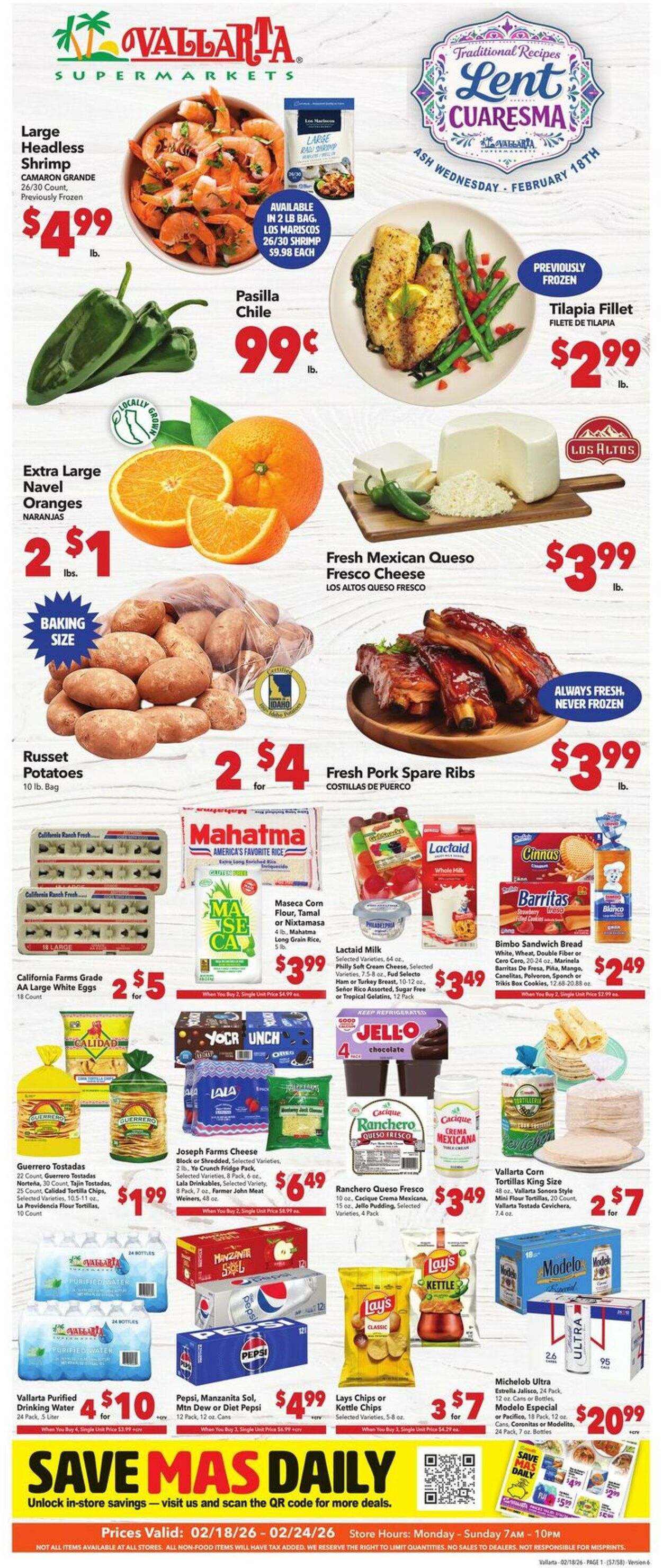 Weekly ad Vallarta 02/18/2026 - 02/24/2026