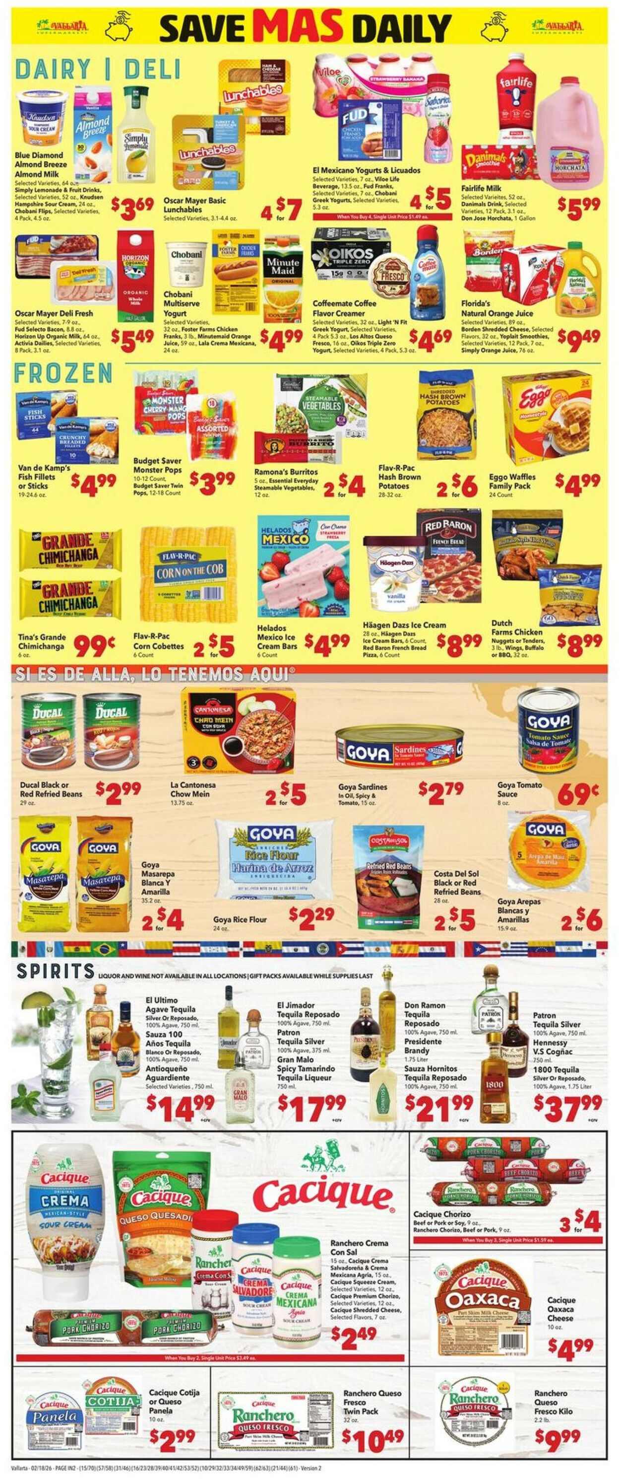 Weekly ad Vallarta 02/18/2026 - 02/24/2026