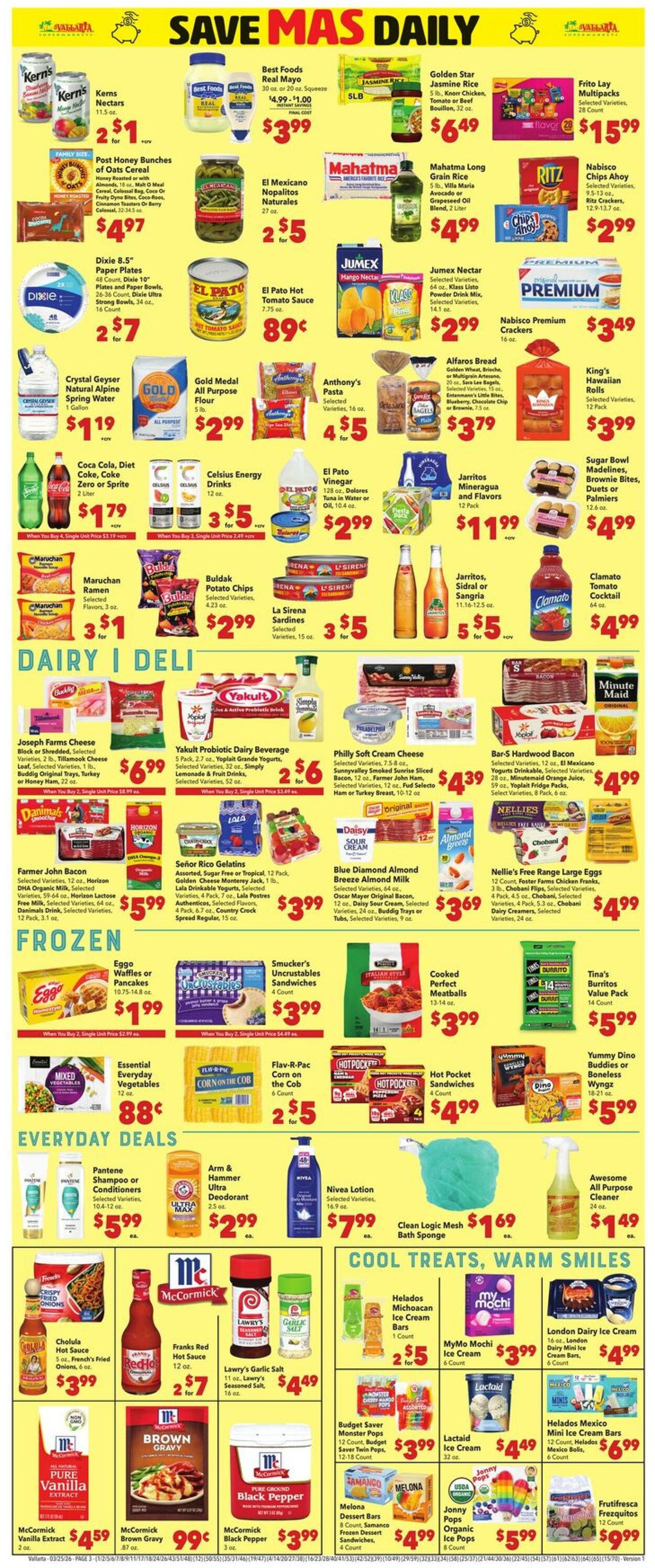 Weekly ad Vallarta 03/25/2026 - 03/31/2026