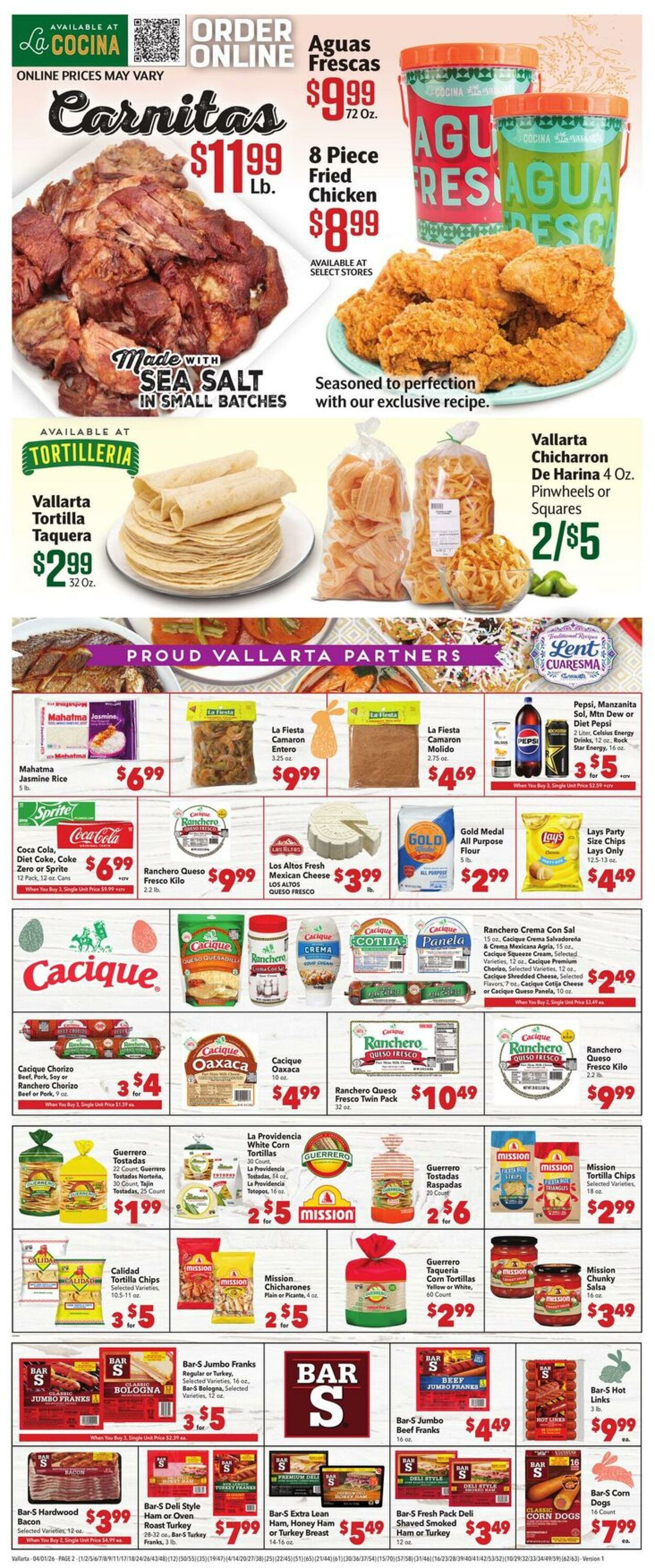 Weekly ad Vallarta 04/01/2026 - 04/07/2026
