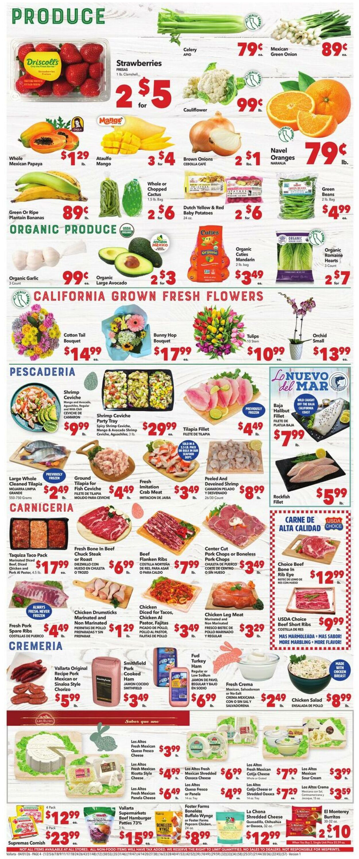 Weekly ad Vallarta 04/01/2026 - 04/07/2026