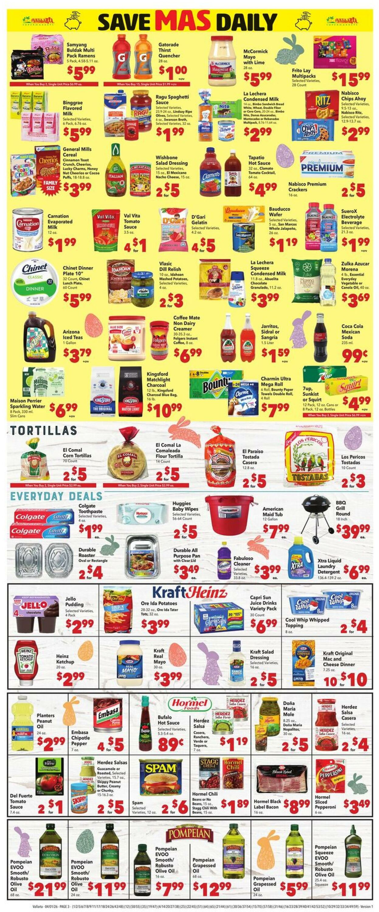 Weekly ad Vallarta 04/01/2026 - 04/07/2026
