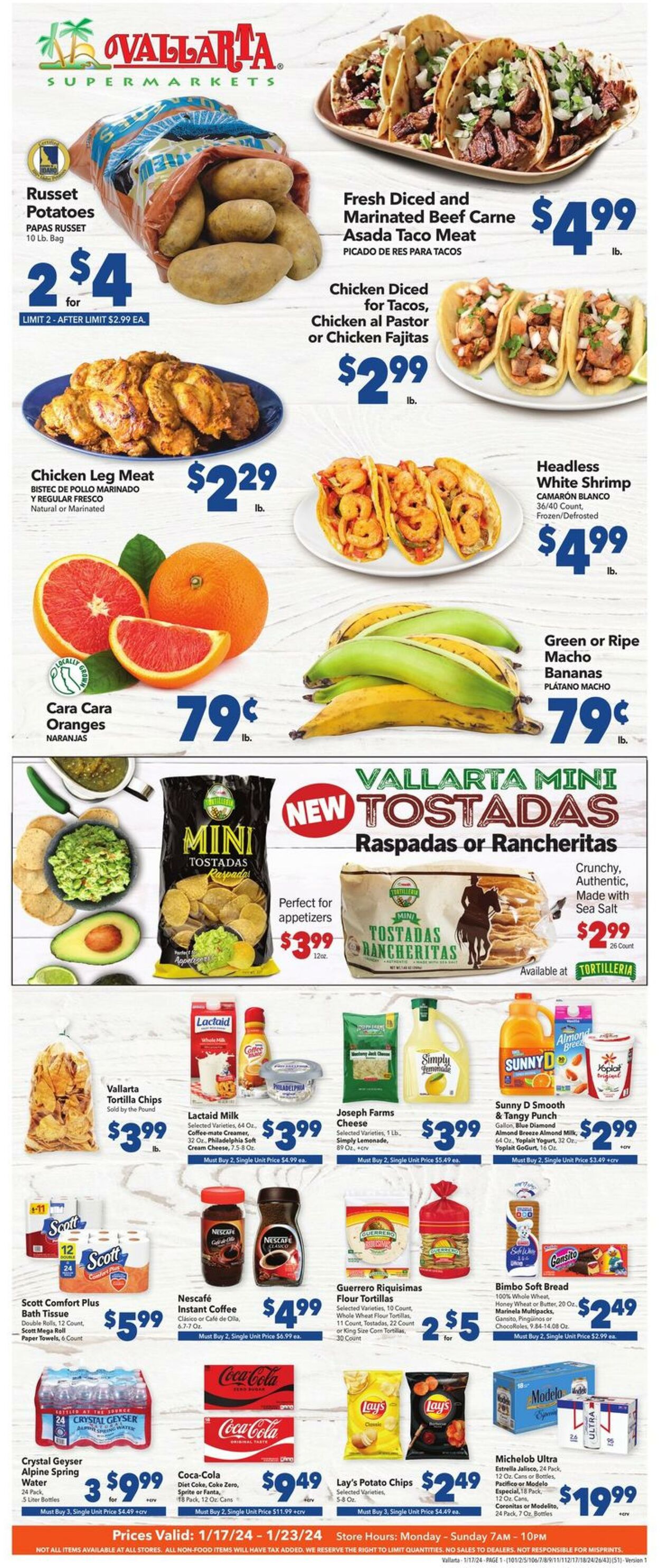 Weekly ad Vallarta 01/17/2024 - 01/23/2024