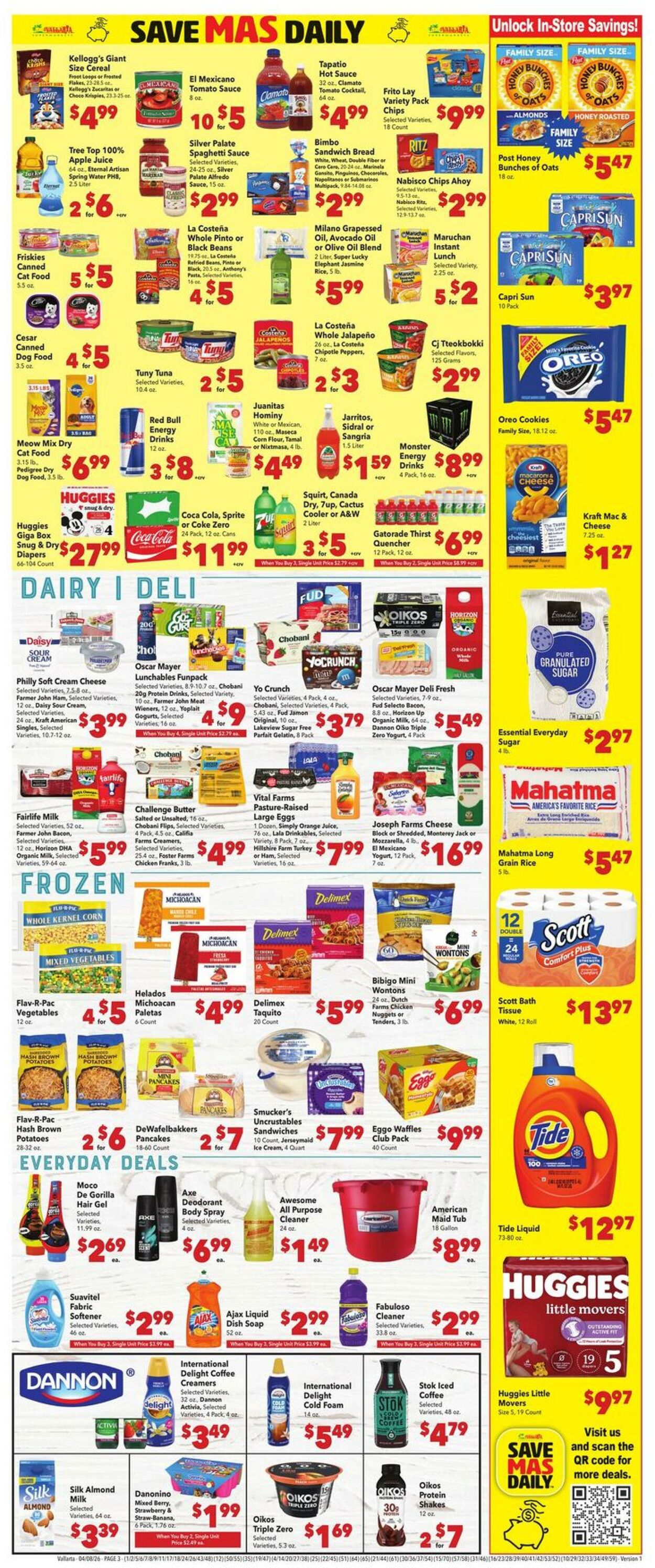 Weekly ad Vallarta 04/08/2026 - 04/14/2026
