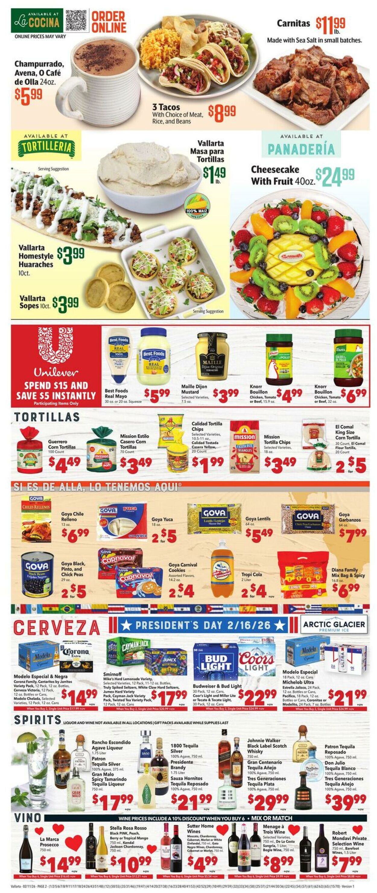 Weekly ad Vallarta 02/11/2026 - 02/17/2026