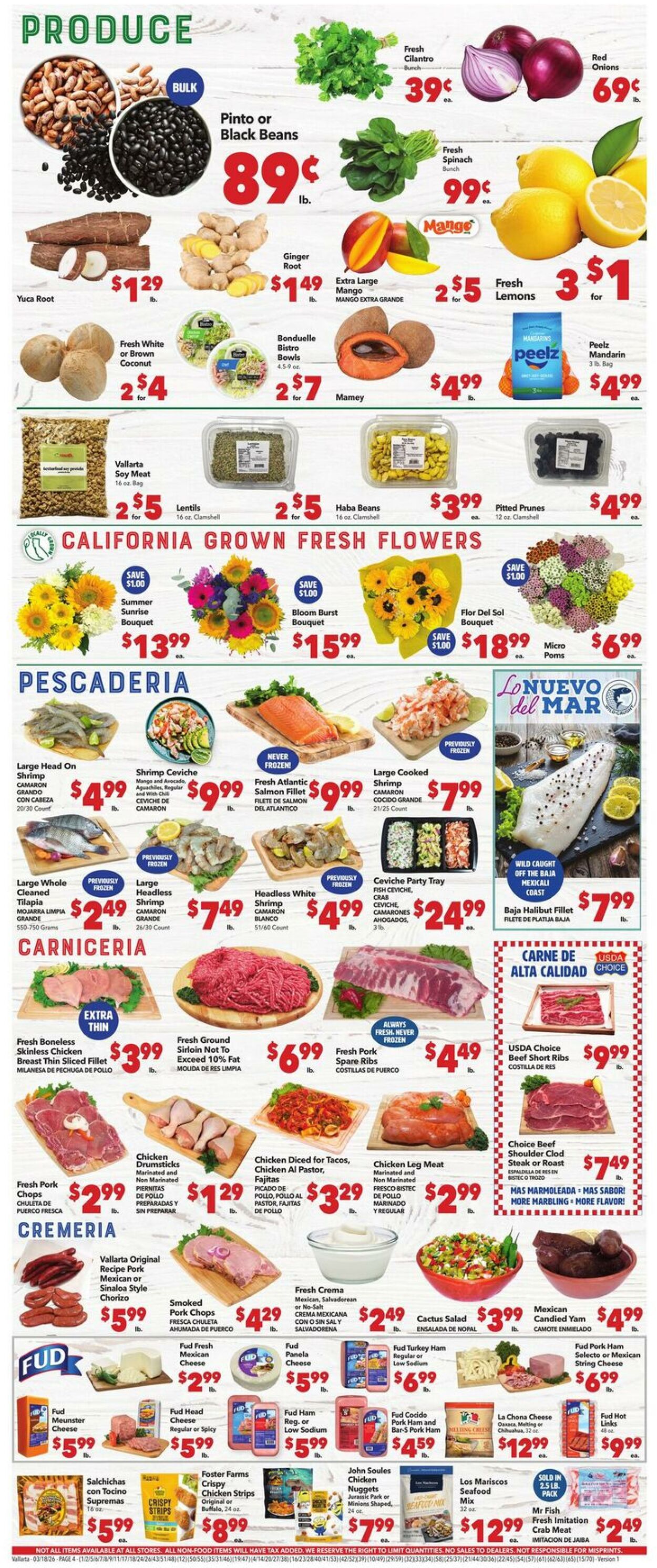 Weekly ad Vallarta 03/18/2026 - 03/24/2026